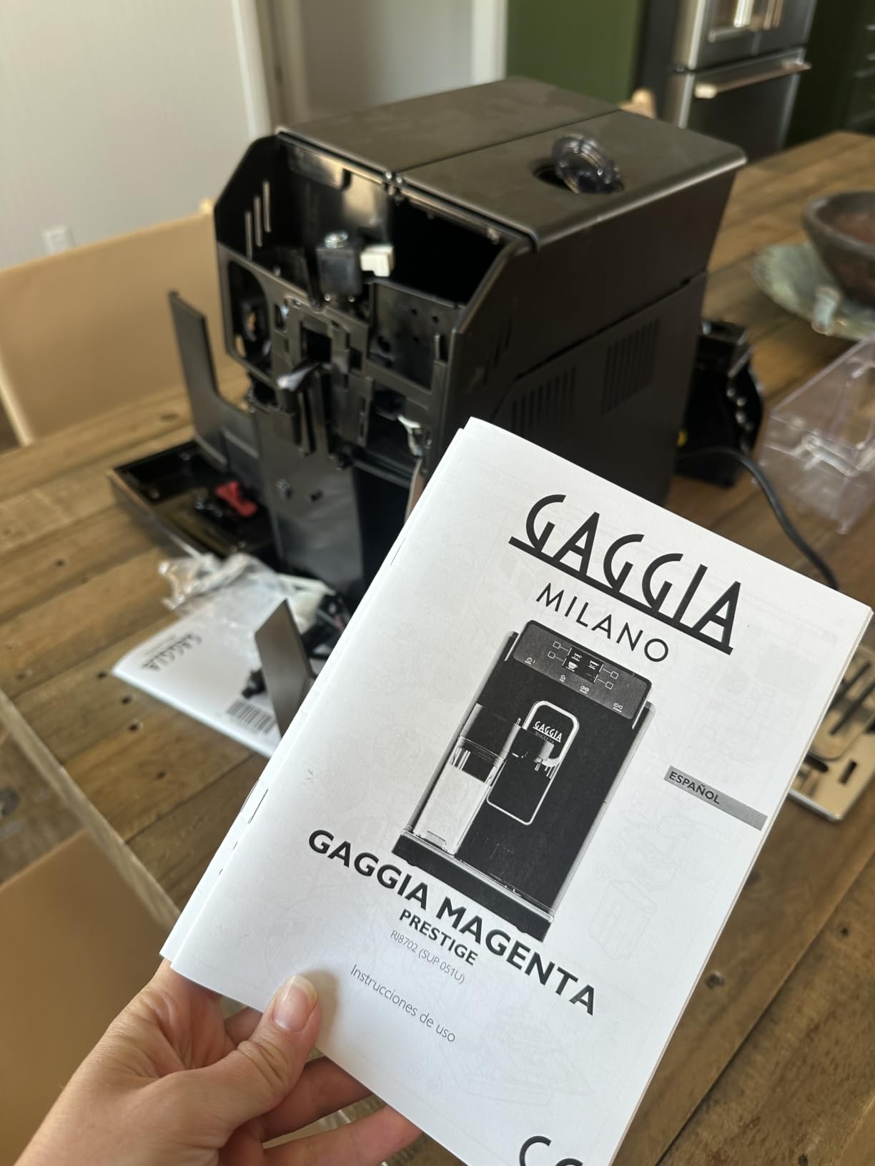 Gaggia Magenta Prestige Super-Automatic Espresso Machine, Black customer photo 2