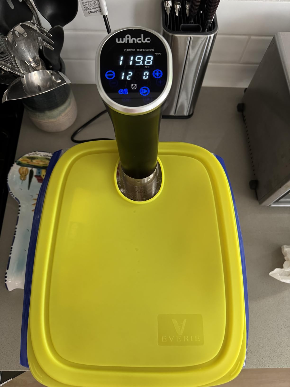 Wancle Sous Vide Cooker 1100W IPX7 Waterproof Thermal Immersion Circulator customer photo 1