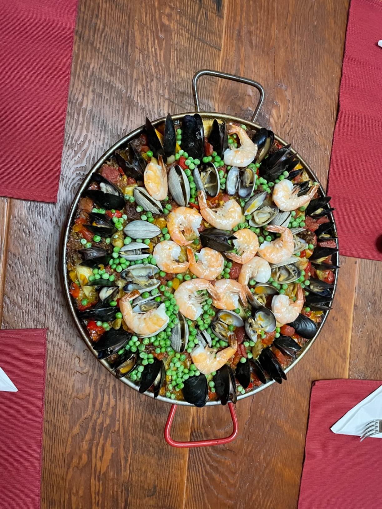 Gourmanity 12 inch Carbon Steel Paella Pan, 30cm, by Garcima customer photo 1