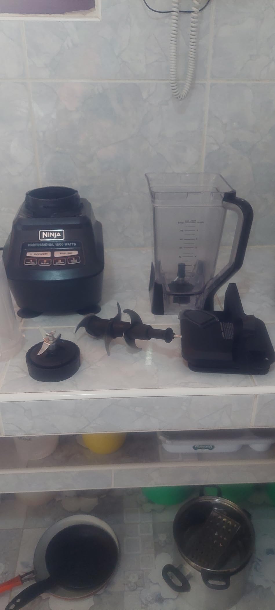 Ninja Mega Kitchen System, 1500W, 72oz Pitcher, 8-Cup, Black, BL770AMZ - 1500W all-in-one blends smoothies, processes salsa & dough customer photo 2
