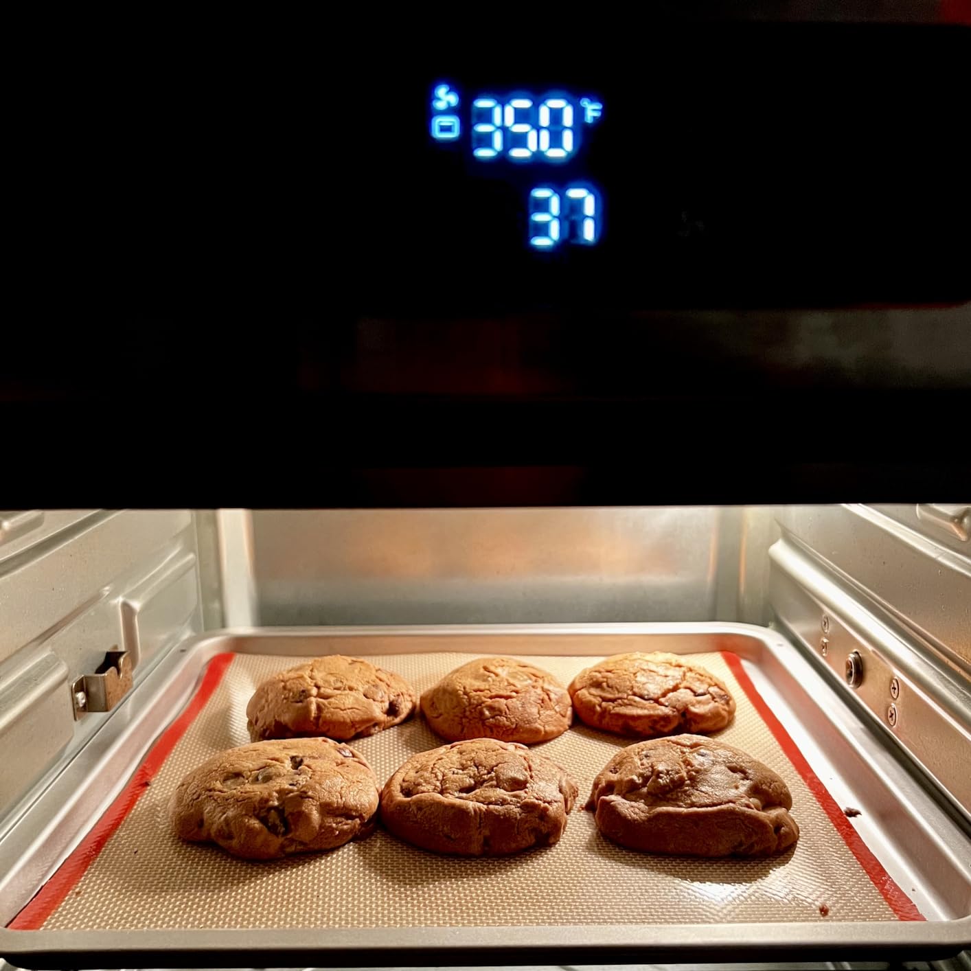 Emeril Lagasse 26QT French Door Multi-Function Air Fryer Toaster Oven | 26QT air fryer oven with French doors, 24 cooking functions, dual-speed fan and rotisserie for easy family meals. customer photo 1