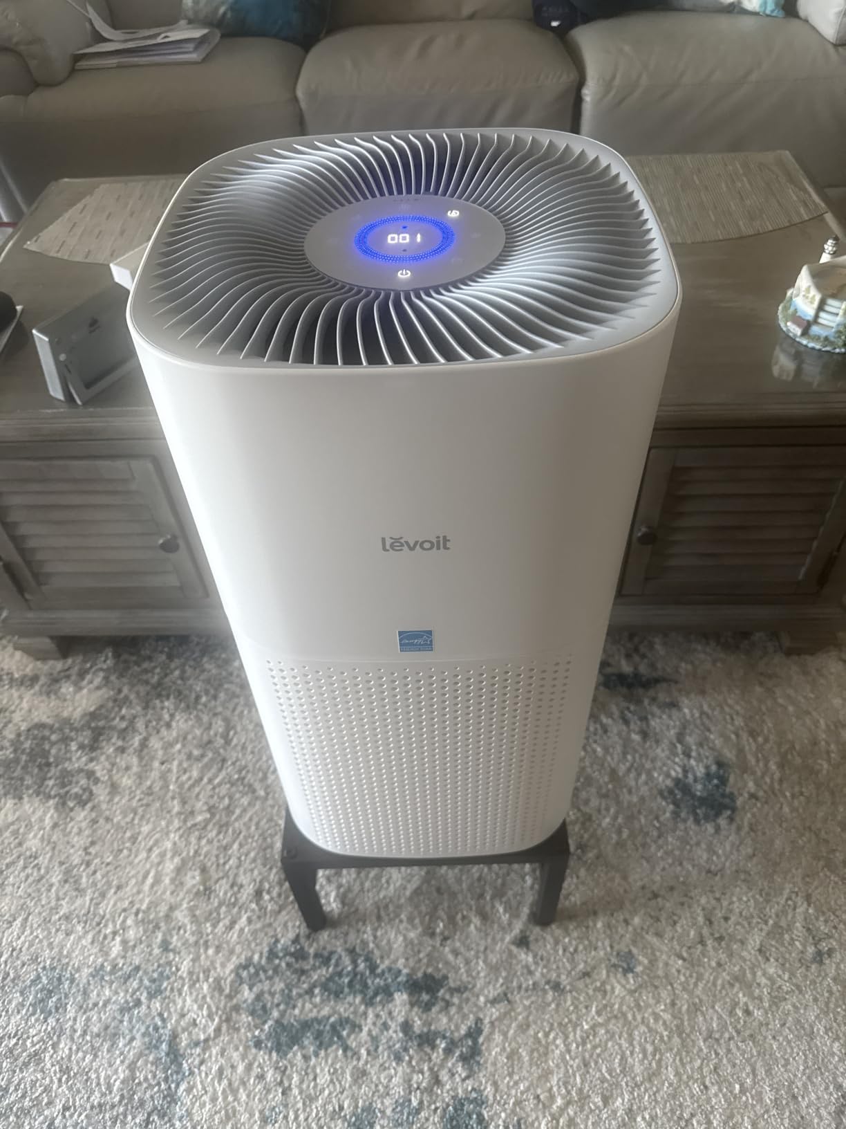 Levoit Smart Core 600S-P Air Purifier for Home Large Room up to 2933 Ft², HEPA Sleep Mode, Remote Control by Alexa & App, AHAM VERIFIDE, 3-in-1 Filter for Smoke, Pet Odor, Dust customer photo 2