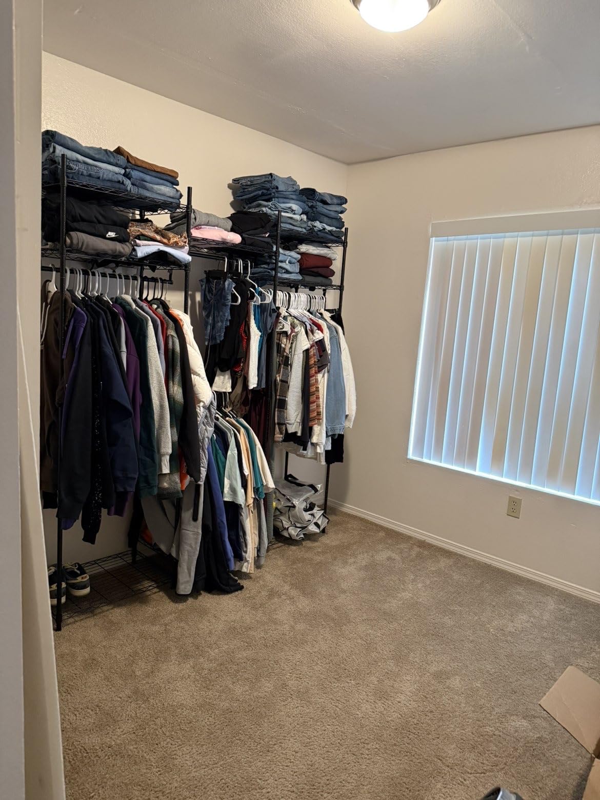 VIPEK V5 Heavy Duty Clothes Rack, Freestanding Modular Closet System, Black | 890 lbs Load, 4 x 23.6 in hanging rods, 8 x shelves (2 adjustable), Supports expansion with accessories customer photo 1