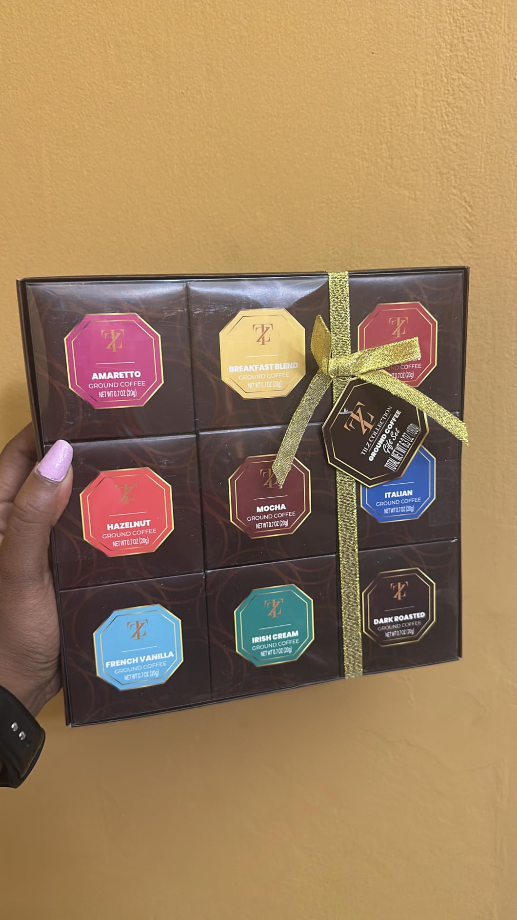 Coffee Gifts - Gourmet Coffee Gift Set | 9 Ground Coffee Assortment Gift Set | Coffee Sampler Gift Set, Tasting Kit | Gifts For Coffee Lovers | Ground Coffee Gift Basket customer photo 2