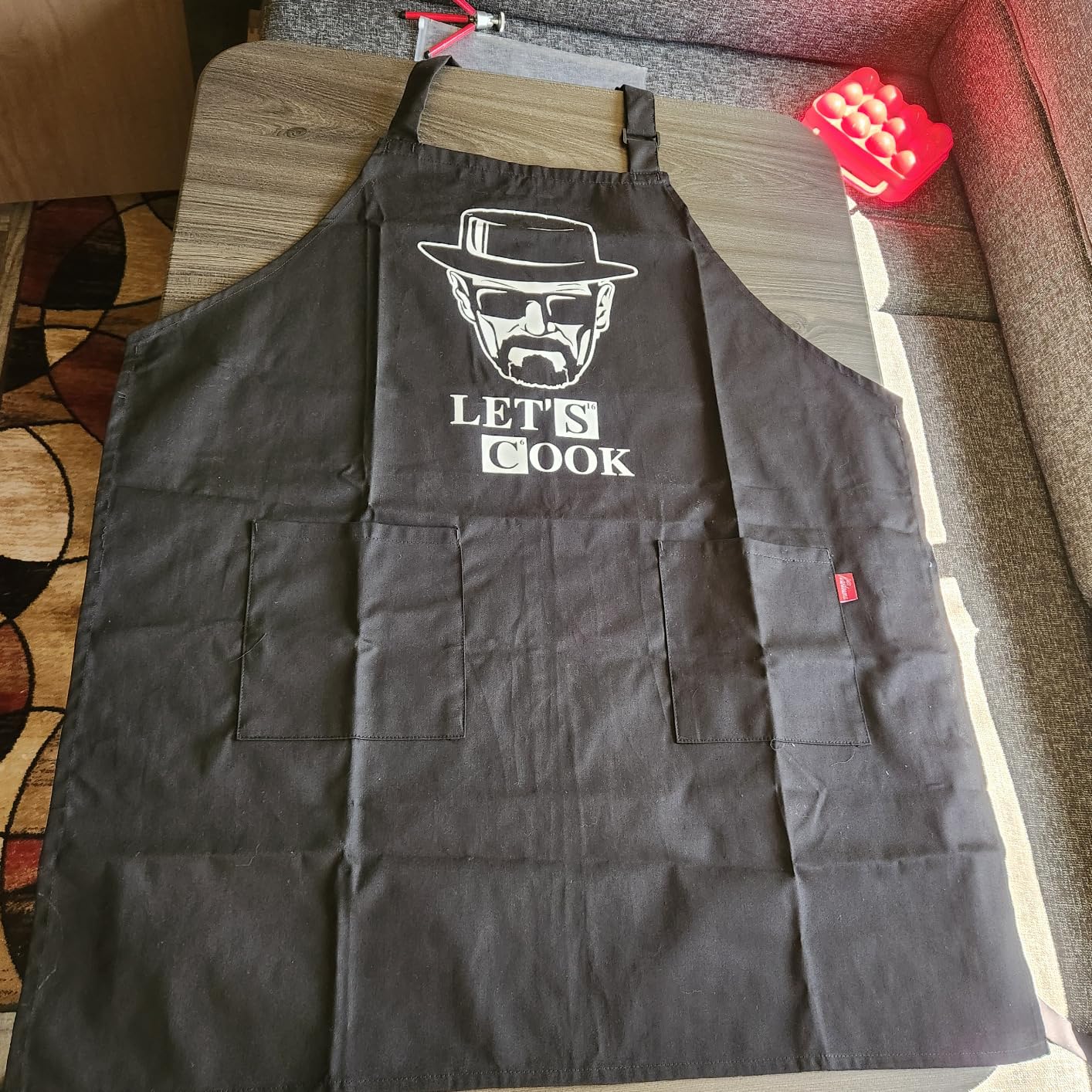 Kaidouma Funny Grill Aprons for Men Dad - Chef Cooking Grilling BBQ Apron | The Grillfather, Cotton, Adjustable, 2 Pockets customer photo 1
