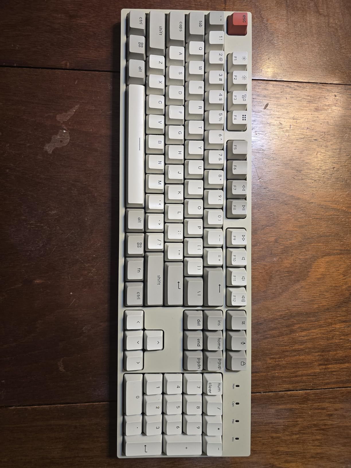 Keychron C2 Full Size Wired Mechanical Keyboard, Brown Switch, Retro | ABS keycaps, USB-C connection, Ergonomic support, Non-backlit design, Compatible with Mac Windows customer photo 1