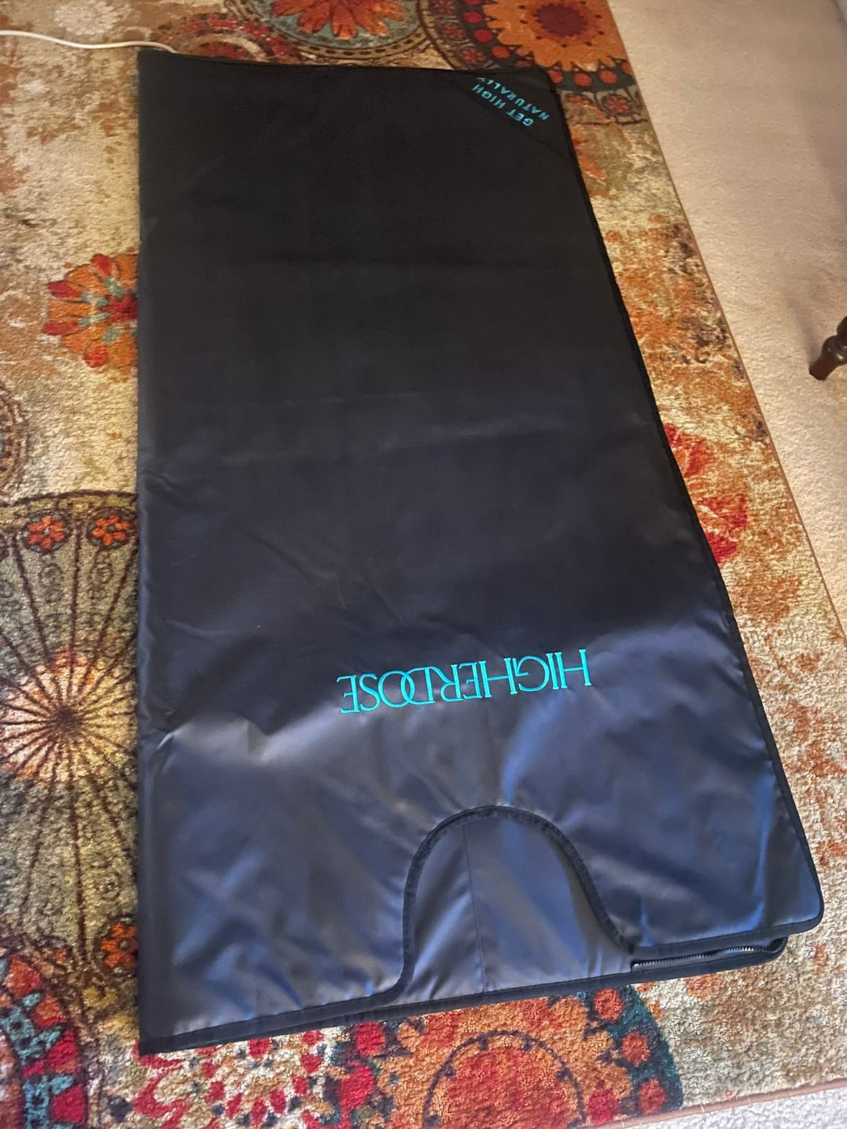 HigherDOSE Infrared Sauna Blanket with Low EMF for Personal Sauna at Home | Supports Full Body Detox, Muscle Recovery & Glowing Skin, Low EMF, 9 Temp Levels, Portable Home Sauna Spa Experience customer photo 1