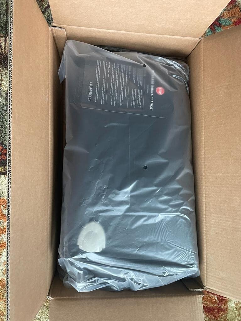 HigherDOSE Infrared Sauna Blanket with Low EMF for Personal Sauna at Home | Supports Full Body Detox, Muscle Recovery & Glowing Skin, Low EMF, 9 Temp Levels, Portable Home Sauna Spa Experience customer photo 2