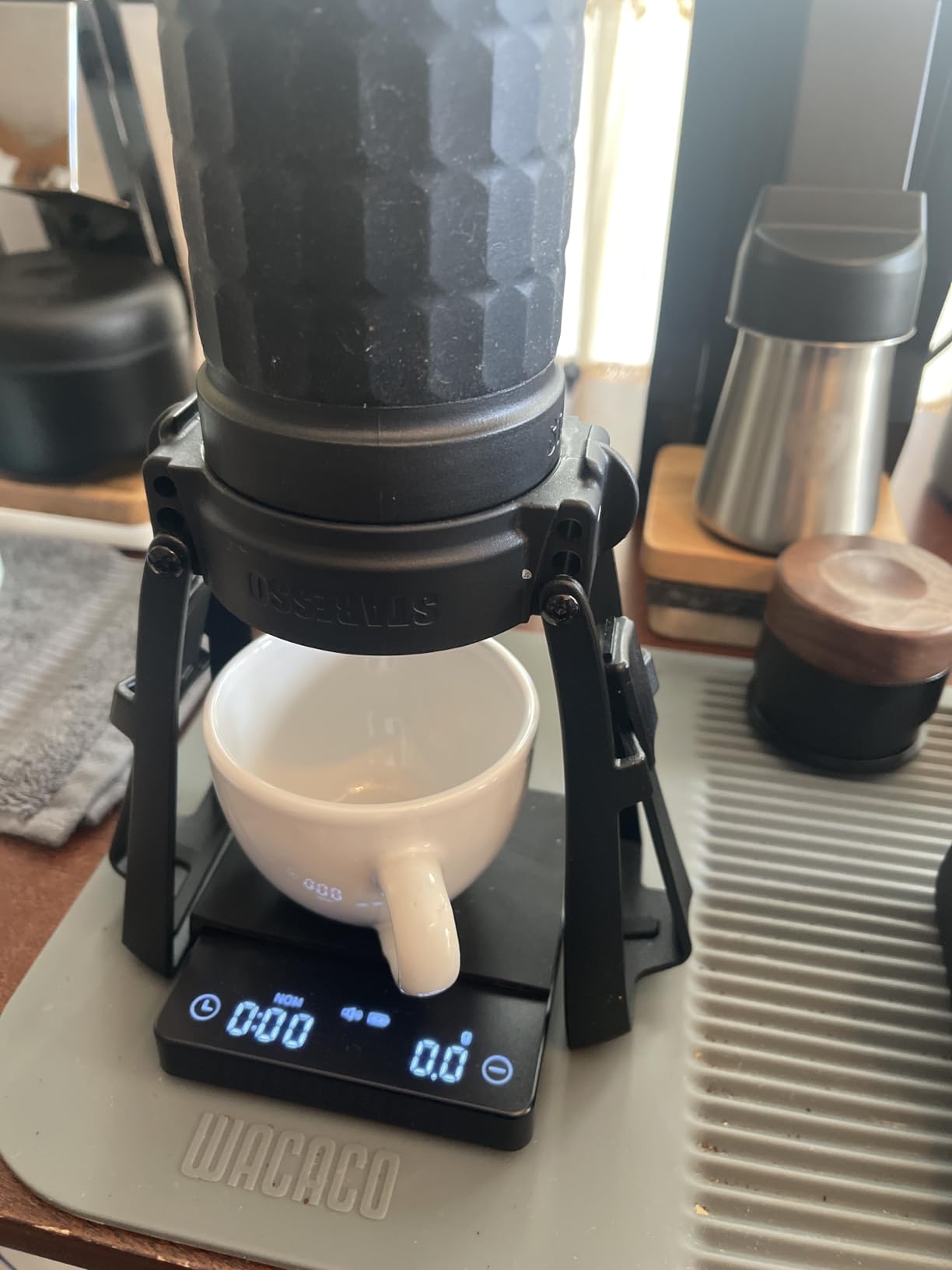 STARESSO PLUS SP300 Manual Espresso Machine, Portable Coffee Maker | Compatible Ground Coffee with Pressurized Filter, Espresso Maker for Home Travel Camping Office, Non-Electric customer photo 2