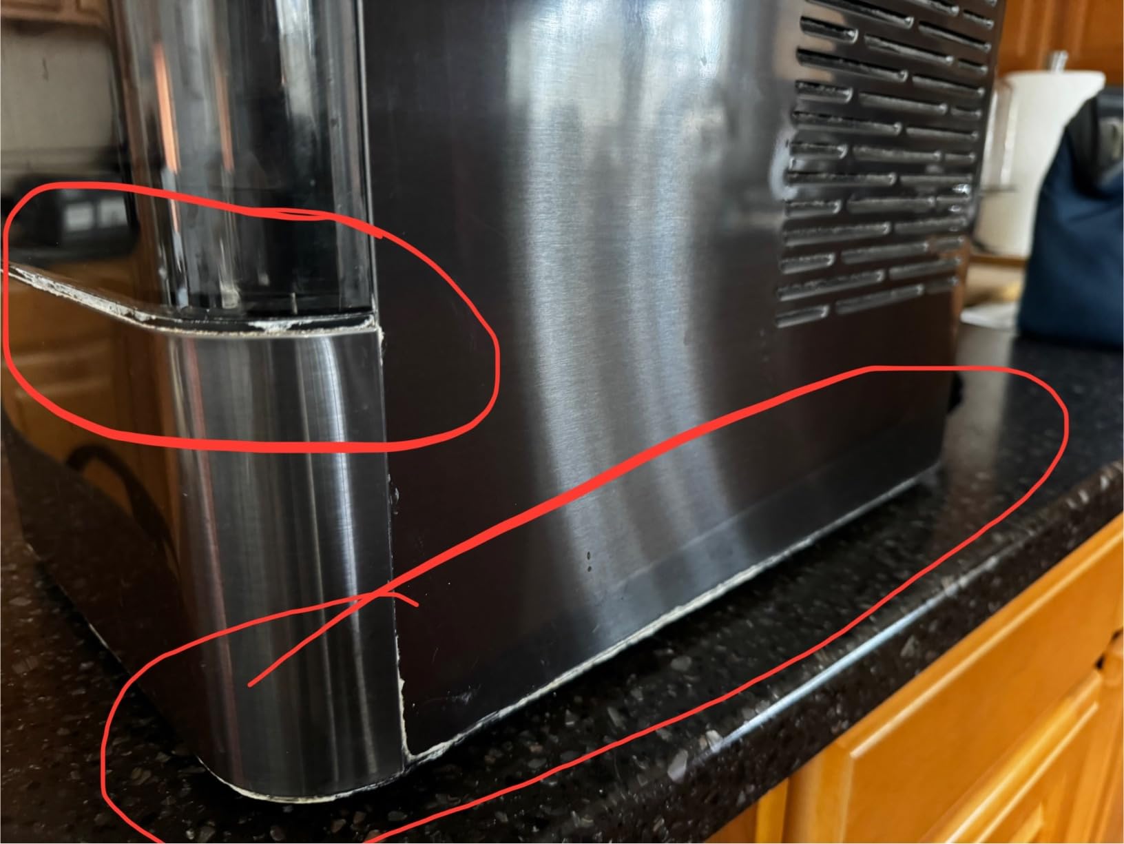 GE Profile Opal 2.0 Countertop Nugget Ice Maker, Chewable Nugget Ice, 38 lbs/day, First Batch in 10 min, 3 lb Bin, Melted Ice Reused, SmartHQ WiFi & Alexa, Black Stainless customer photo 1