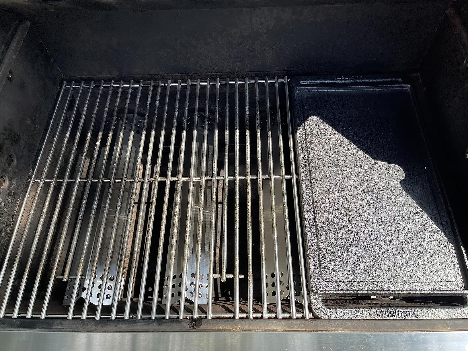 Cuisinart Reversible Cast Iron Grill/Griddle Plate, 15.75