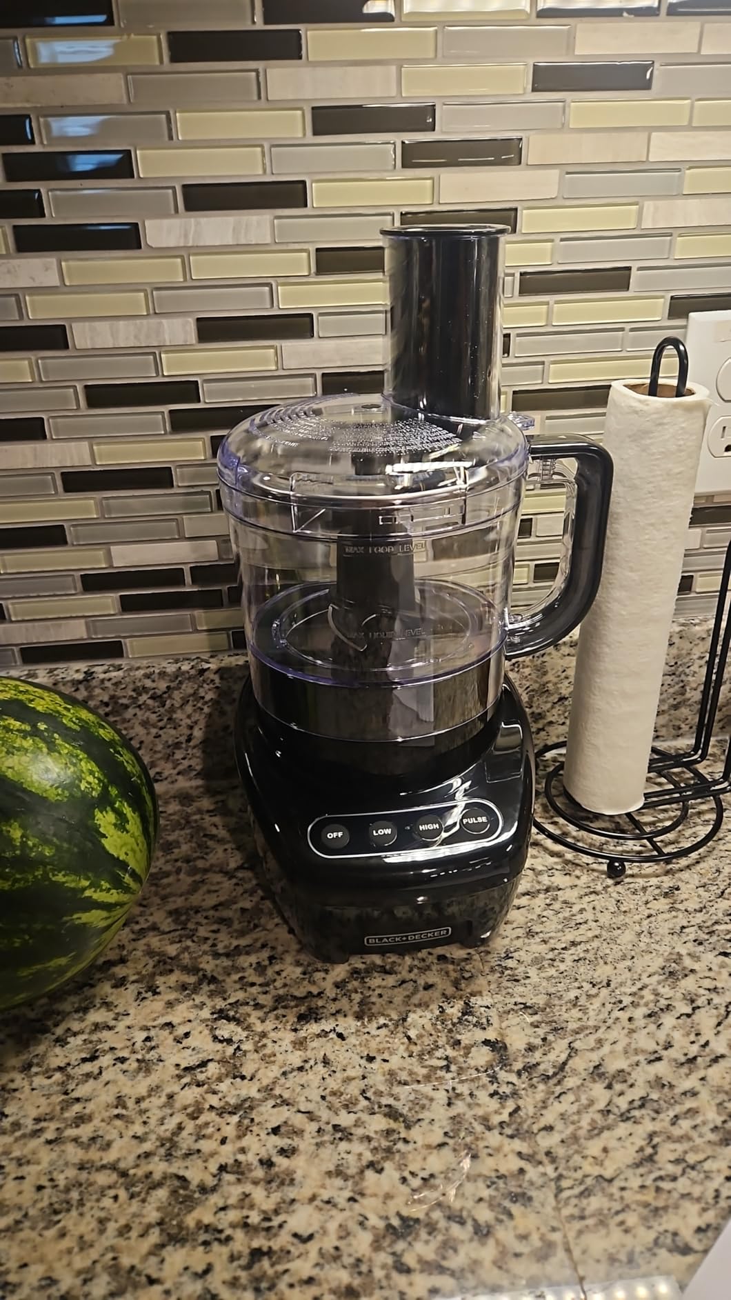BLACK+DECKER 3-in-1 Easy Assembly 8-Cup Food Processor, Stainless Steel S-Blade, Easy-Clean, Touchpad Controls Black customer photo 2