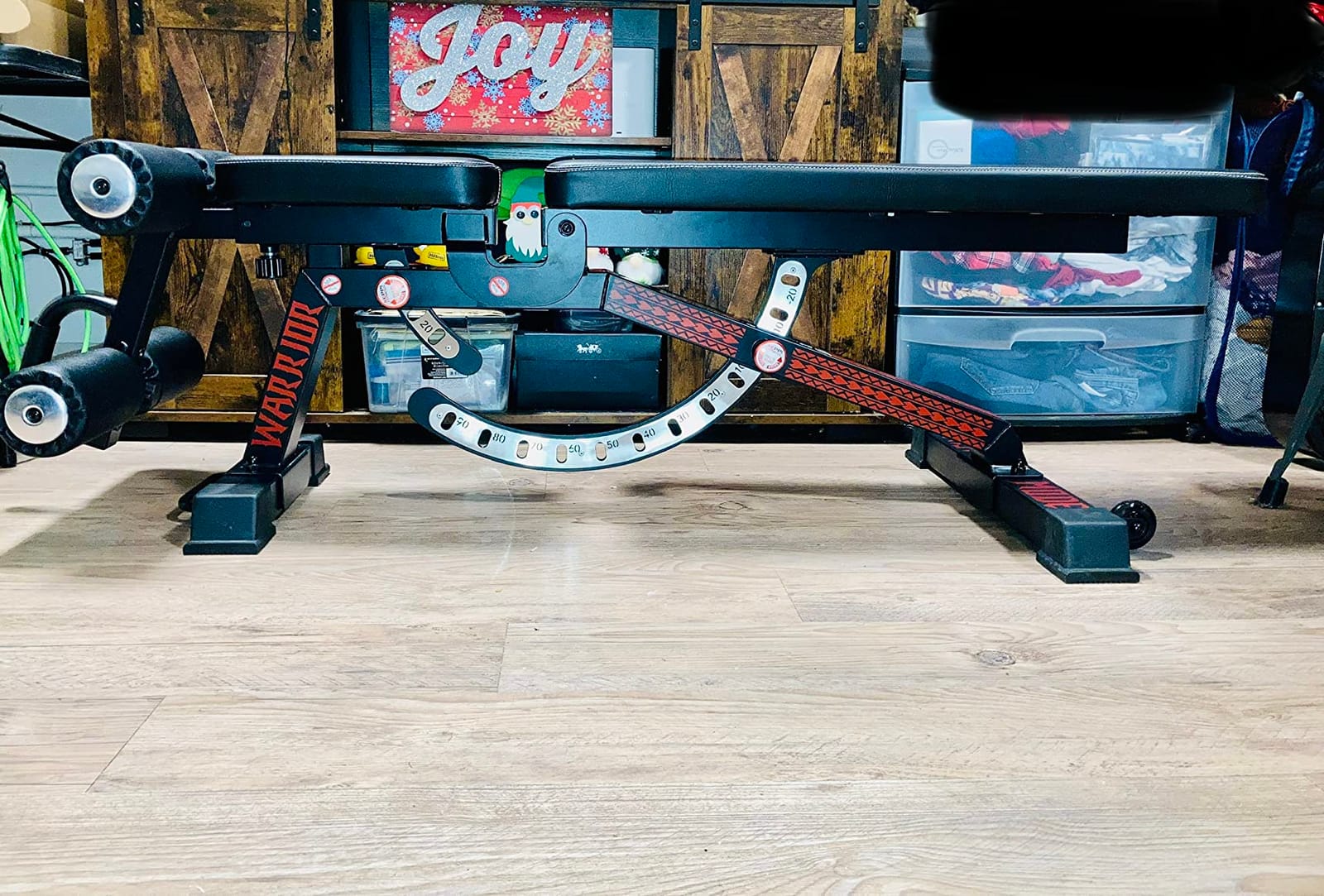 Keppi FID Adjustable Weight Bench, Heavy Duty Workout Bench for Home Gym | 1200lb Weight Capacity, 36 Adjustable Positions Flat Incline Decline Bench with 36-inch Extended Backrest customer photo 2
