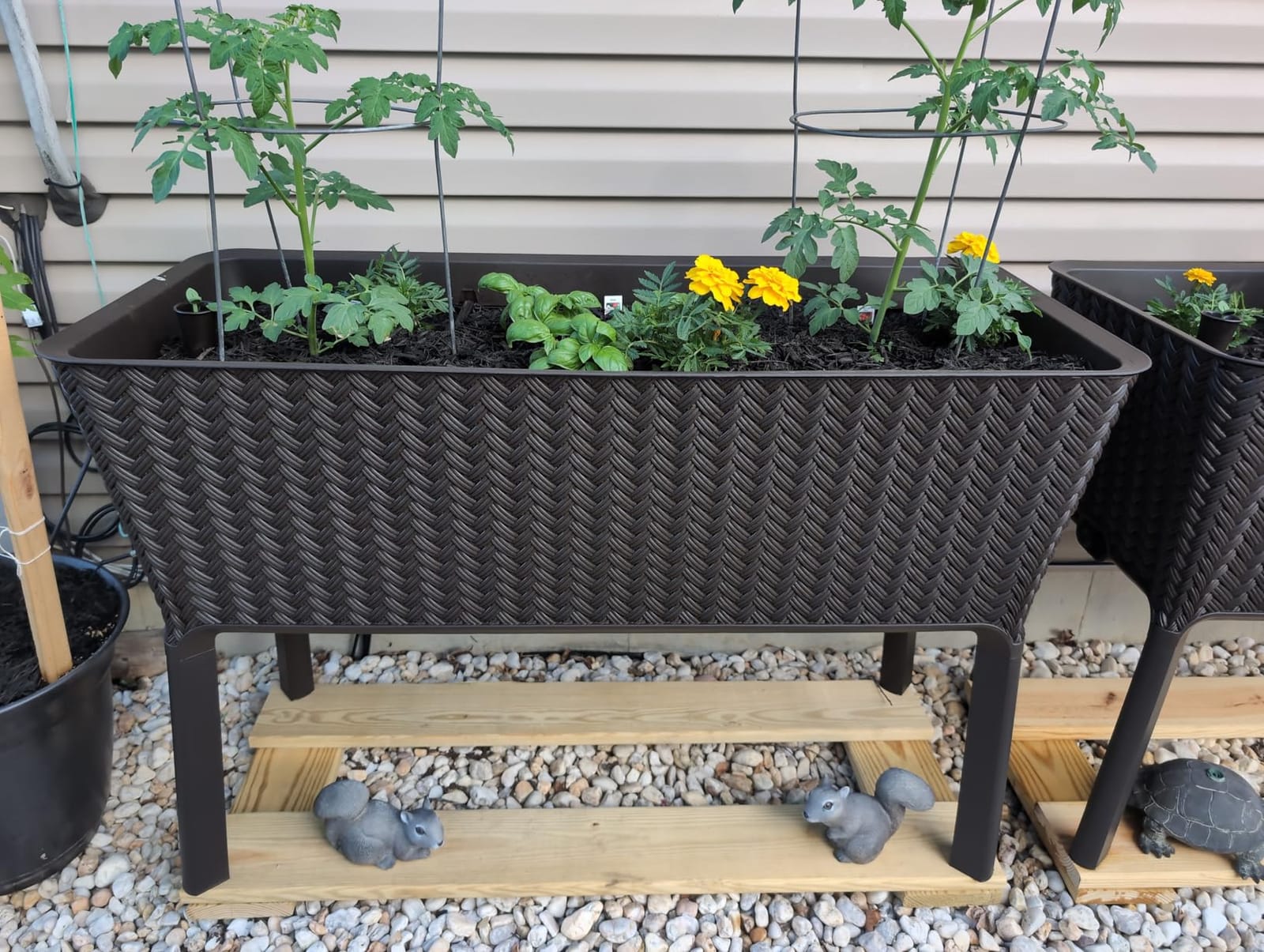 Splendor 31.7 Gallon Raised Garden Bed with Self Watering Planter Box and Drainage Plug customer photo 2