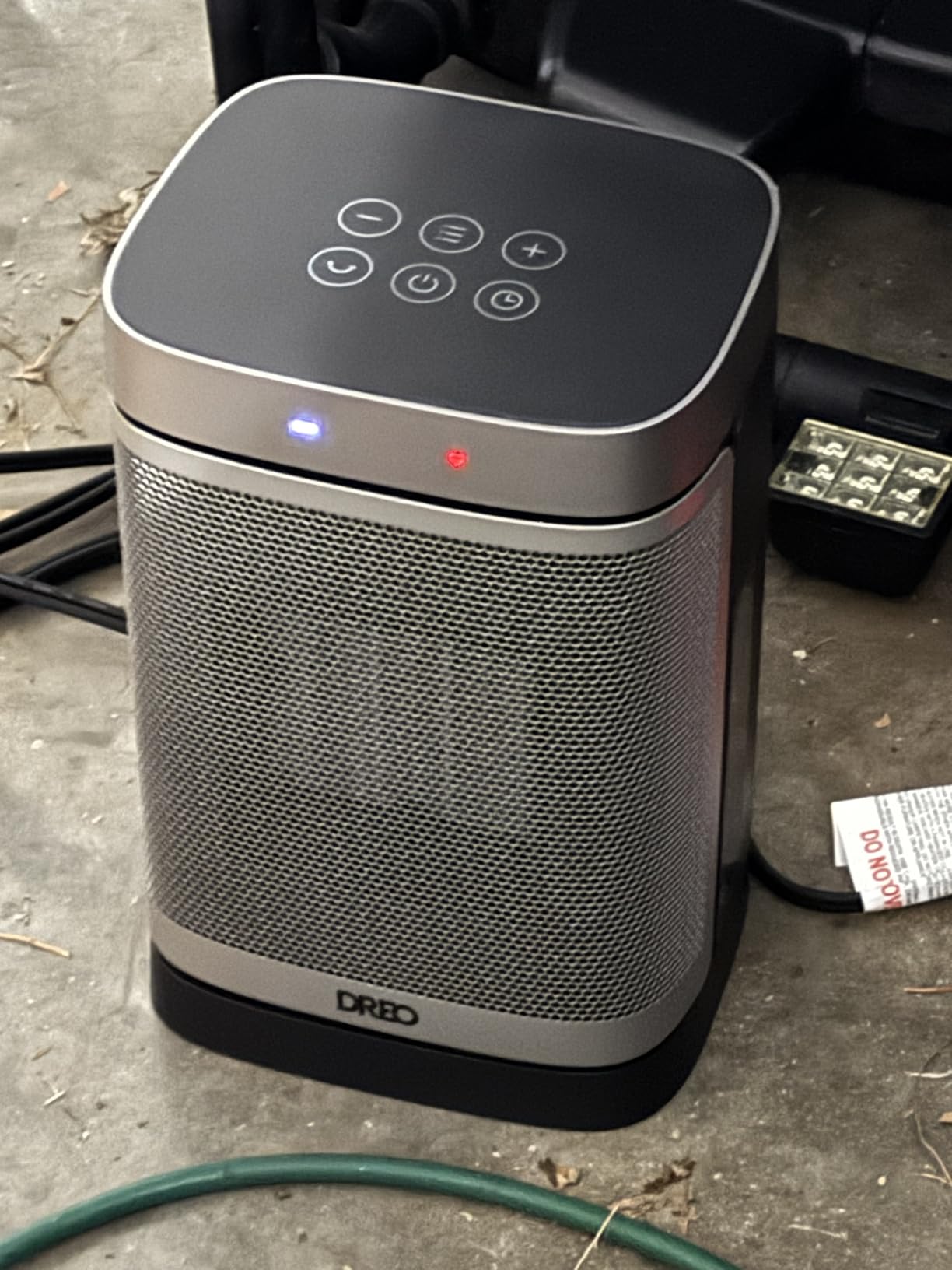 DREO Atom One Space Heater with Remote, 70° Oscillating Electric Heaters with Digital Thermostat, 1500W PTC Ceramic Heater, 12h Timer, Quiet Safety Heating, Portable Heater for Home Office customer photo 2