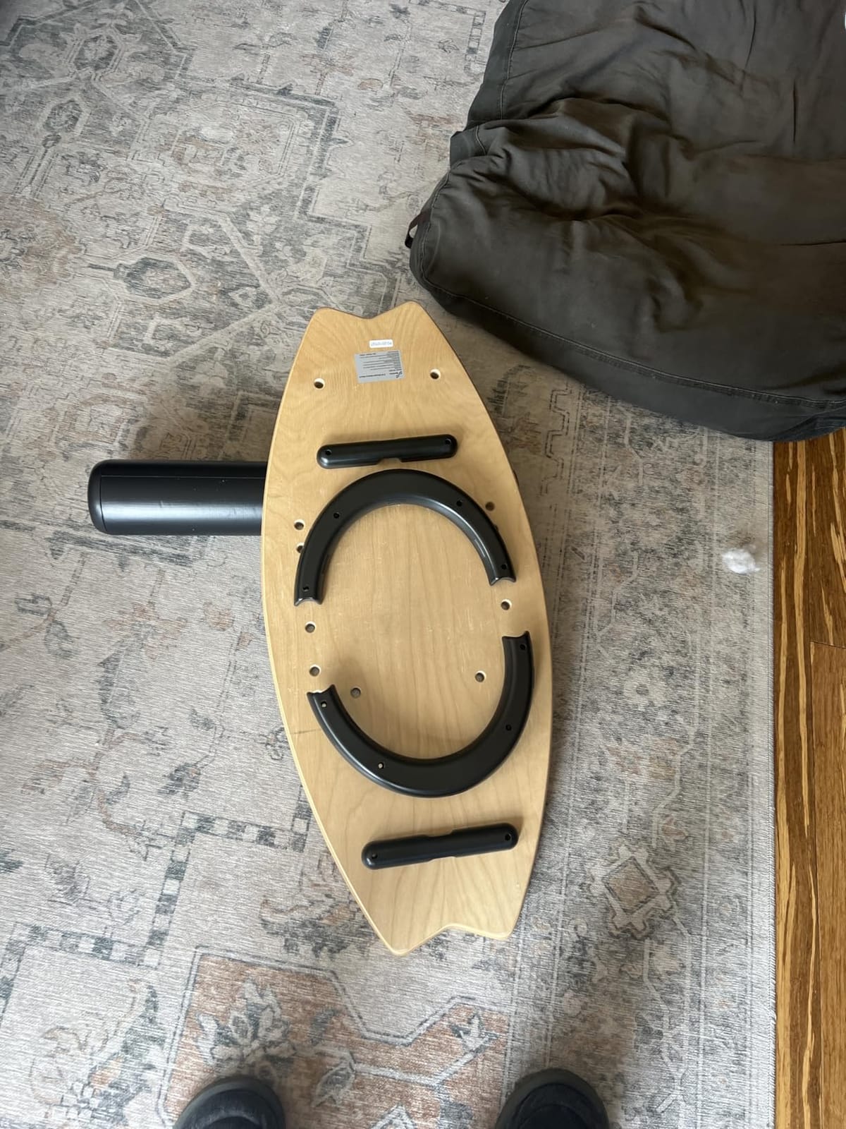 Sportneer Balance Board - 7 Mode Wobble Board with Roller & Ball | 7 Modes Balance Trainer, Adjustable Stoppers for Balance Training, Core Workouts, Stability, Surf Training & Physical Therapy customer photo 1