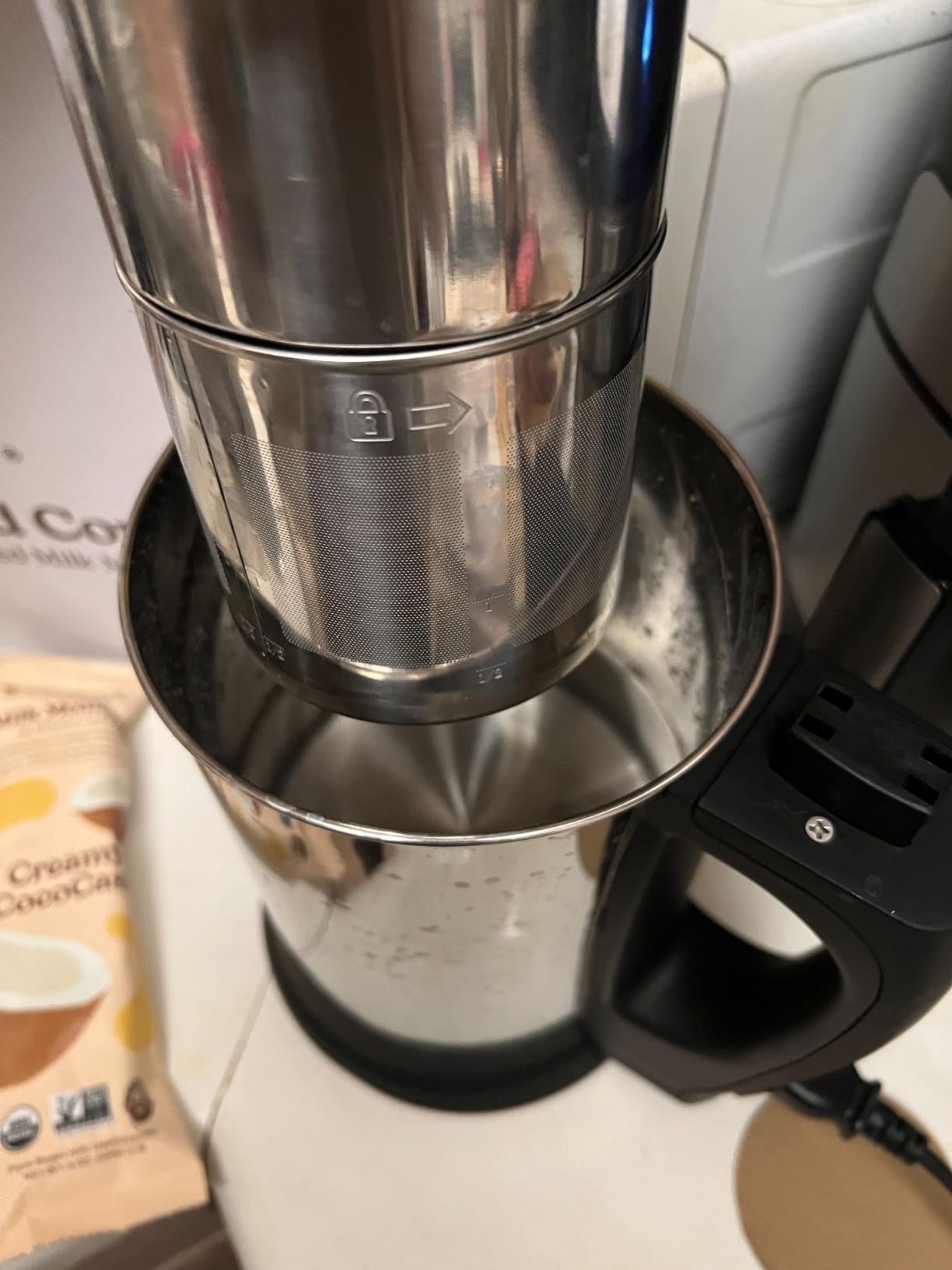 Almond Cow Nut Milk Maker Machine, Plant-Based Milk Maker for Almond, Oat, Cashew, Soy Milk, Stainless Steel, No Straining Needed - Makes 5-6 Cups, 120V customer photo 2