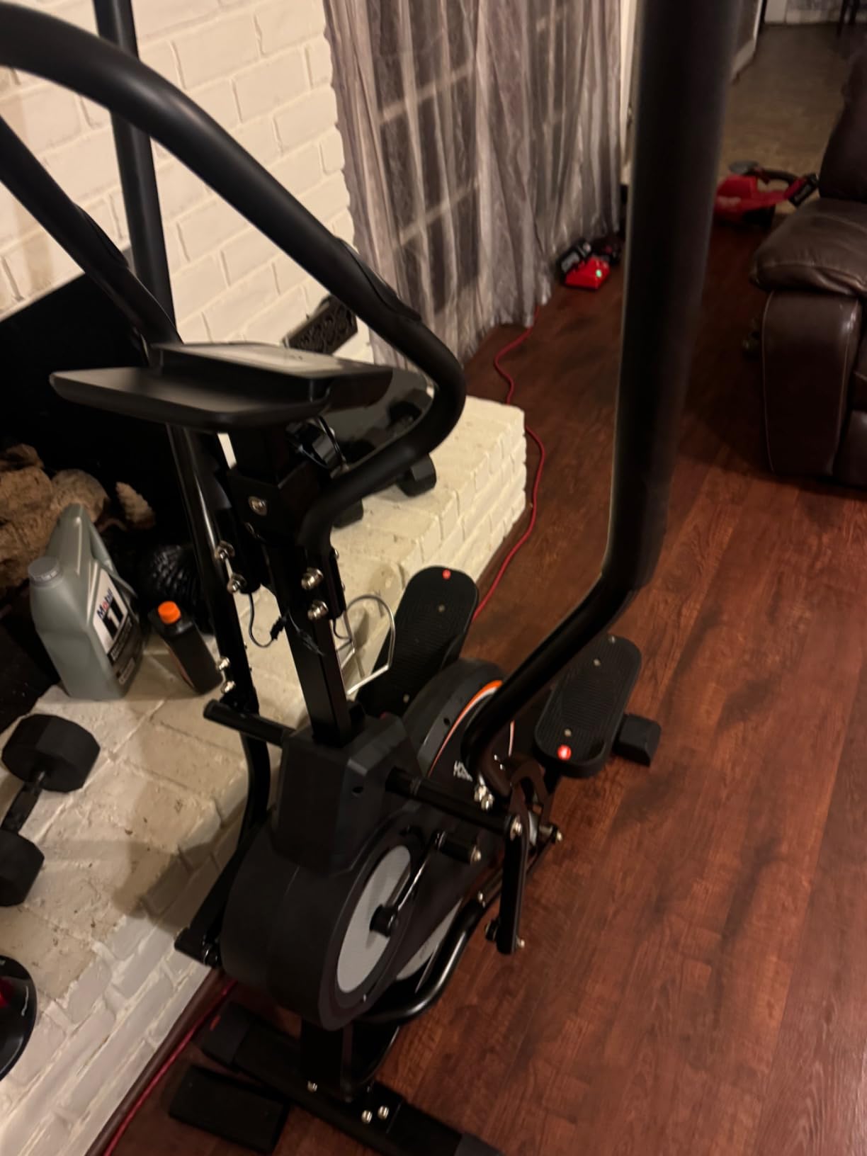 YOSUDA Elliptical Exercise Machine, Compact Elliptical with 12°/45° Incline customer photo 2