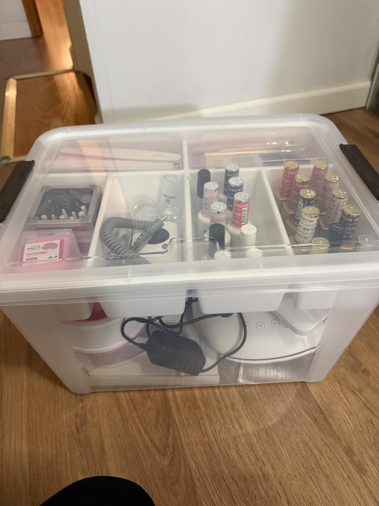 Citylife 17QT Clear Craft Organizers and Storage Box with Removable Tray | Stackable Art Supply Organizer Storage Bins with Lids for Beads, Markers, Sewing, Tools, Playdoh, Coloring Books, Made in USA customer photo 1