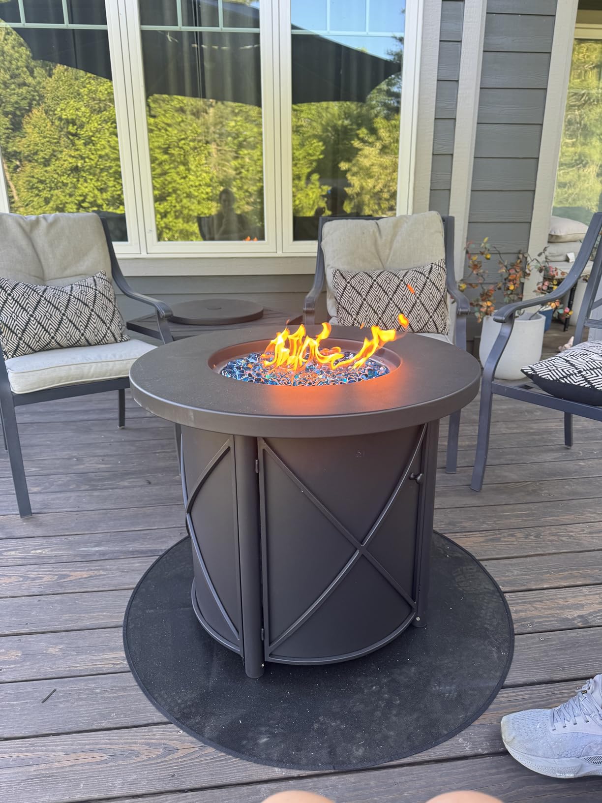 BALI OUTDOORS 50000 BTU Propane Fire Pit for Outdoor customer photo 1