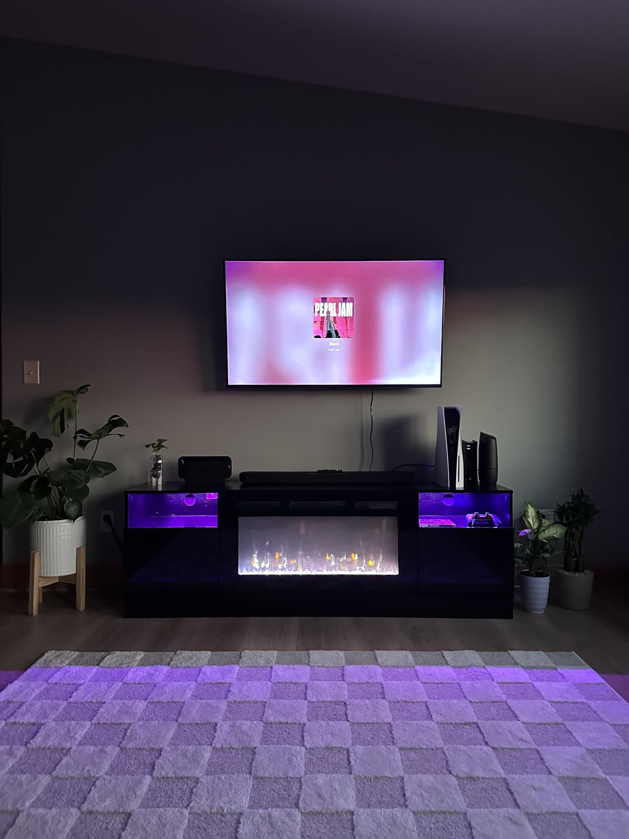 oneinmil Fireplace TV Stand with 36