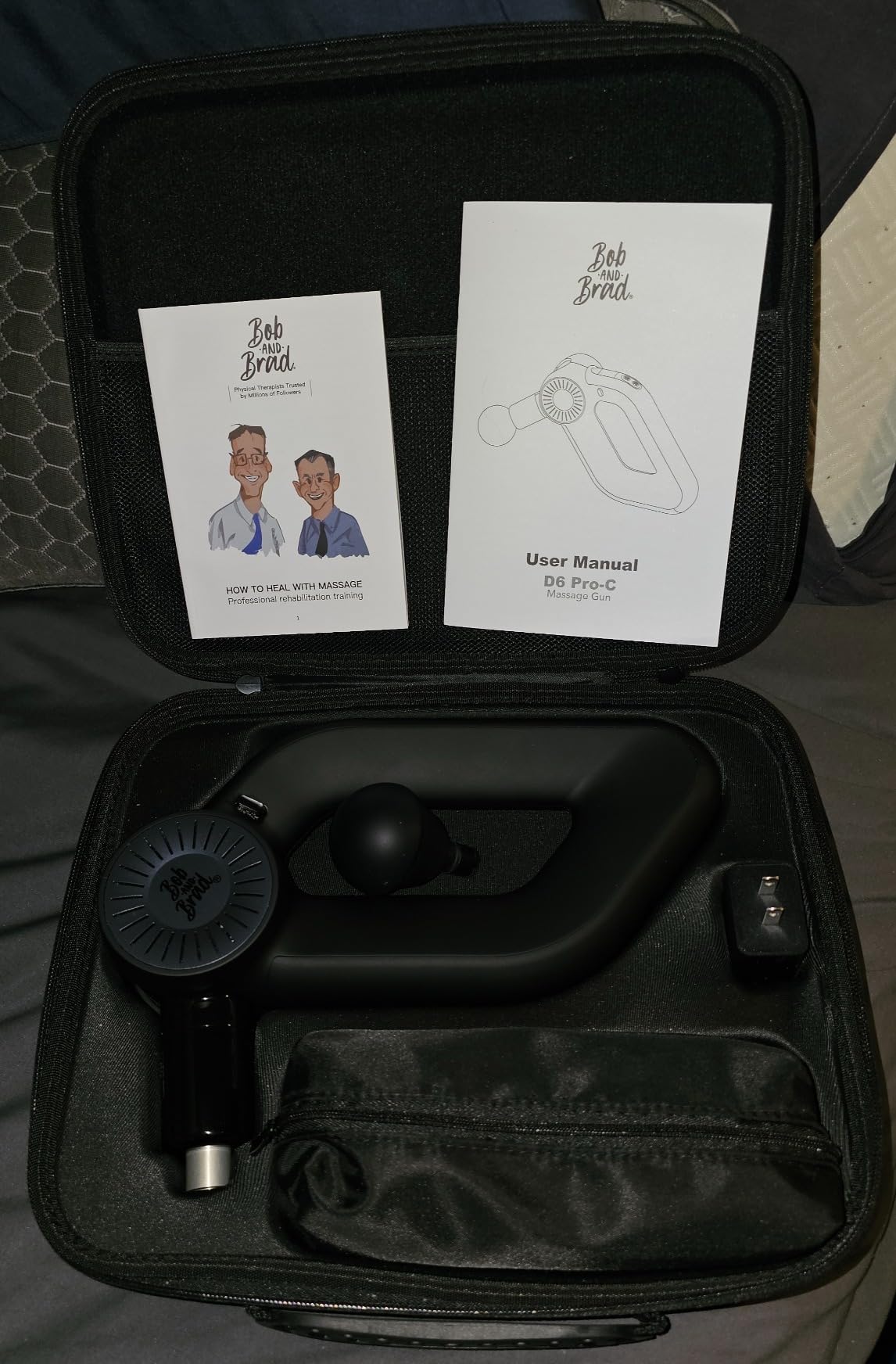 D6 Pro Massage Gun Deep Tissue Percussion with 16mm Amplitude 85lbs Stall Force, FSA Eligible & HSA Approved Professional Muscle Massager for Athletes, Quiet Electric Back Massager customer photo 2