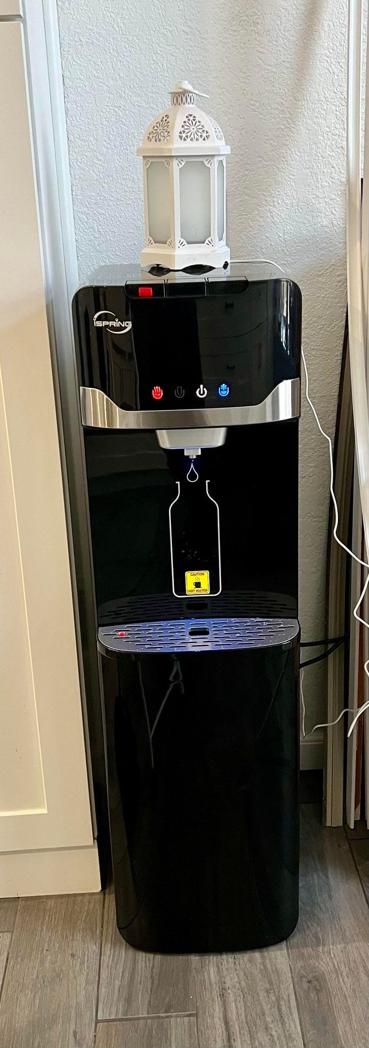 iSpring Bottleless Water Dispenser with Built-in 4-Stage Filtration, Hot/Cold/Room Temp, Self Cleaning, Stainless Steel, Model: DS4S customer photo 1