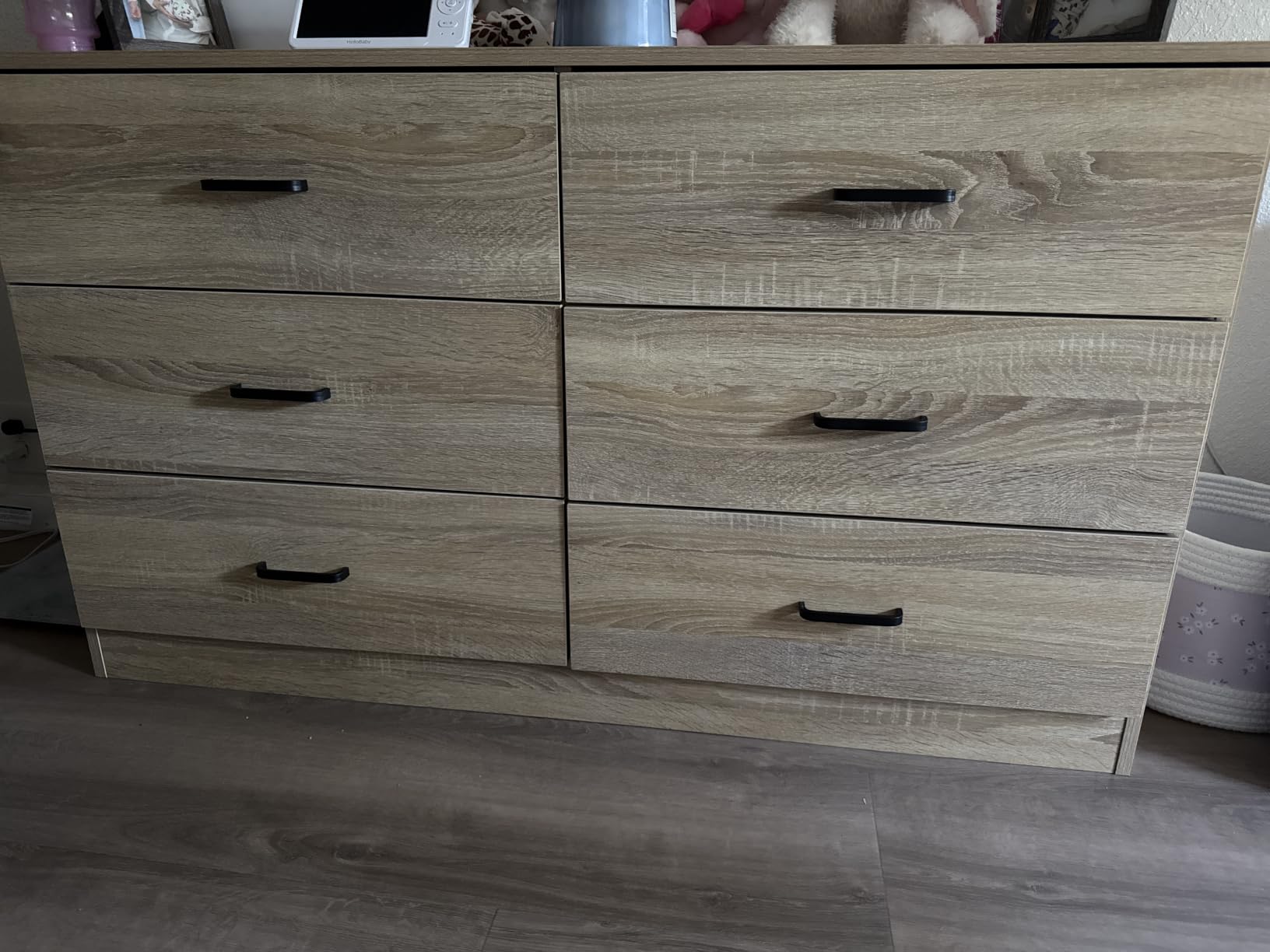 Bigbiglife Dresser for Bedroom, 6 Drawer Double Dresser, Modern Chest of Drawers with Deep Drawers customer photo 1