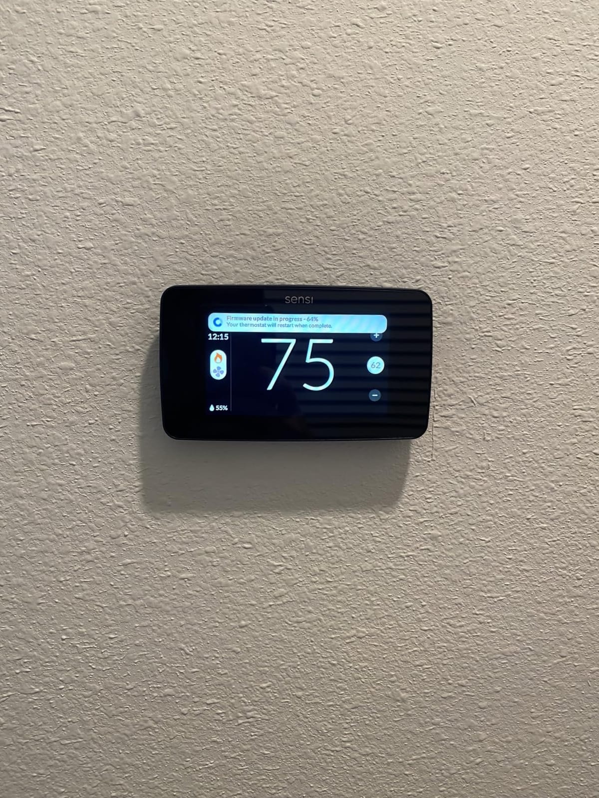 Sensi Touch 2 Smart Thermostat Wi-Fi, Alexa, Energy Star Certified, ST76 customer photo 1