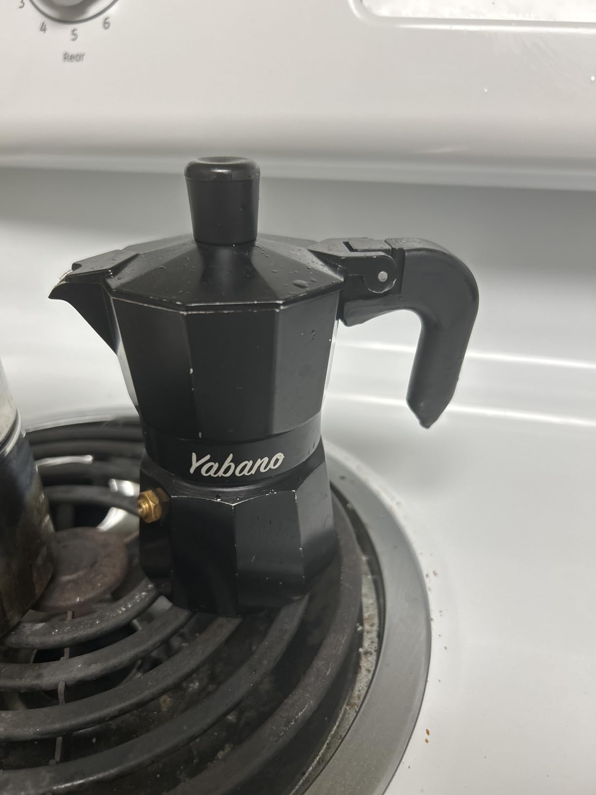 Yabano Stovetop Espresso Maker 9 Cup Italian Moka Coffee Pot | For Gas, Electric Or Ceramic Stovetop customer photo 1