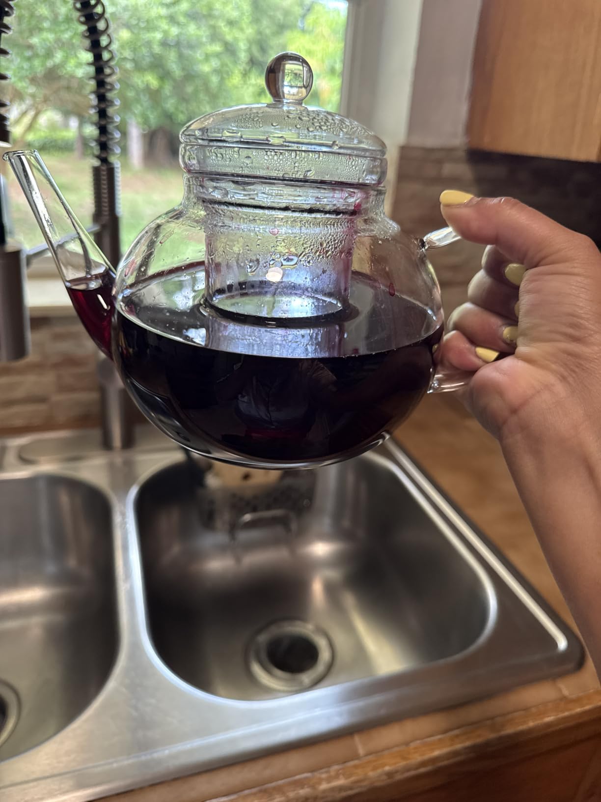 Teabloom Stovetop & Microwave Safe Glass Teapot with Removable Loose Tea Glass Infuser - Includes 2 Blooming Teas - 2-in-1 Tea Kettle and Tea Maker - Tea Purist's Choice customer photo 1