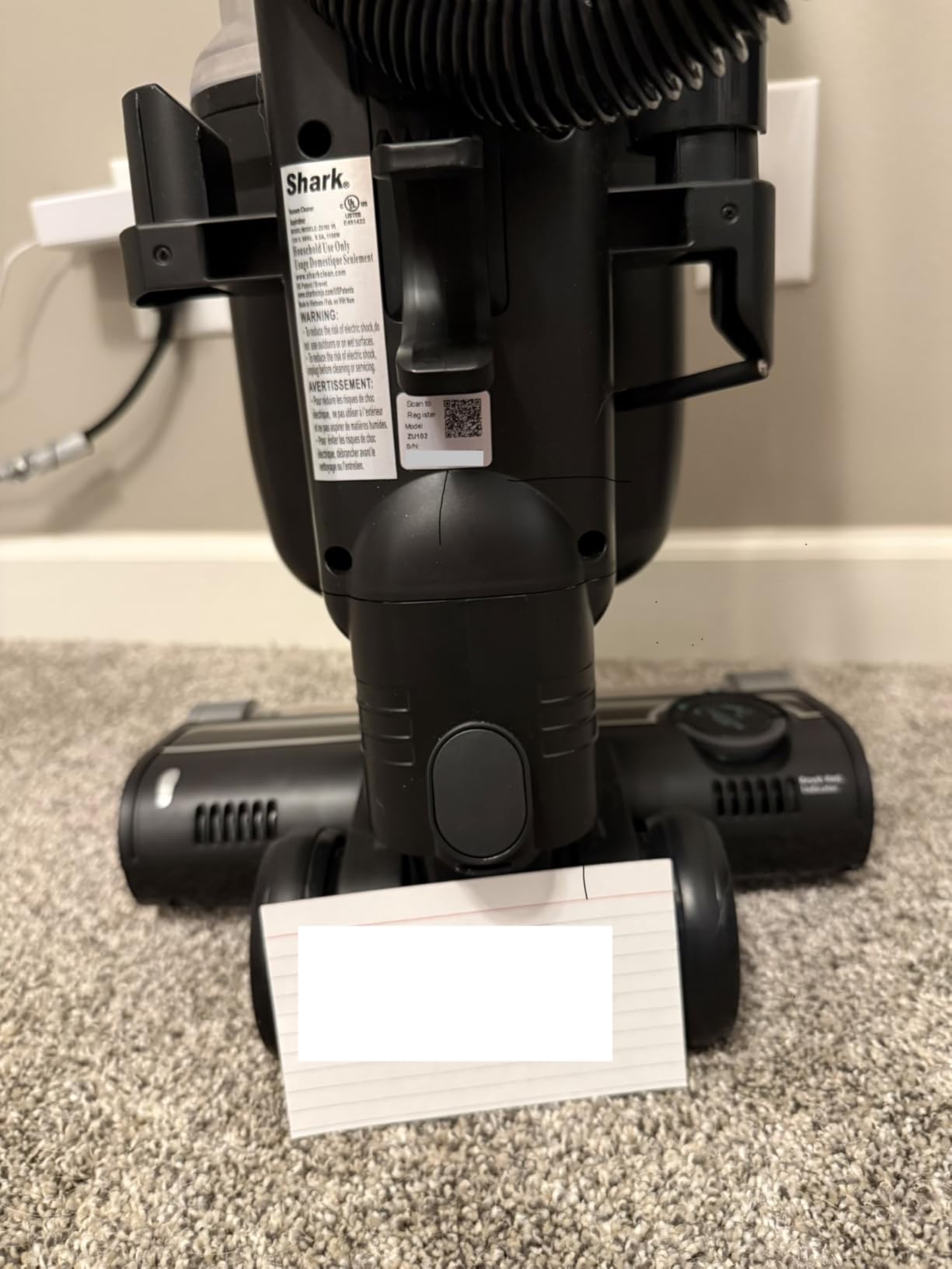 Shark ZU102 Rotator Pet Upright Vacuum with PowerFins HairPro & Odor Neutralizer Technology, Charcoal, 2.9 L Dust Cup customer photo 1