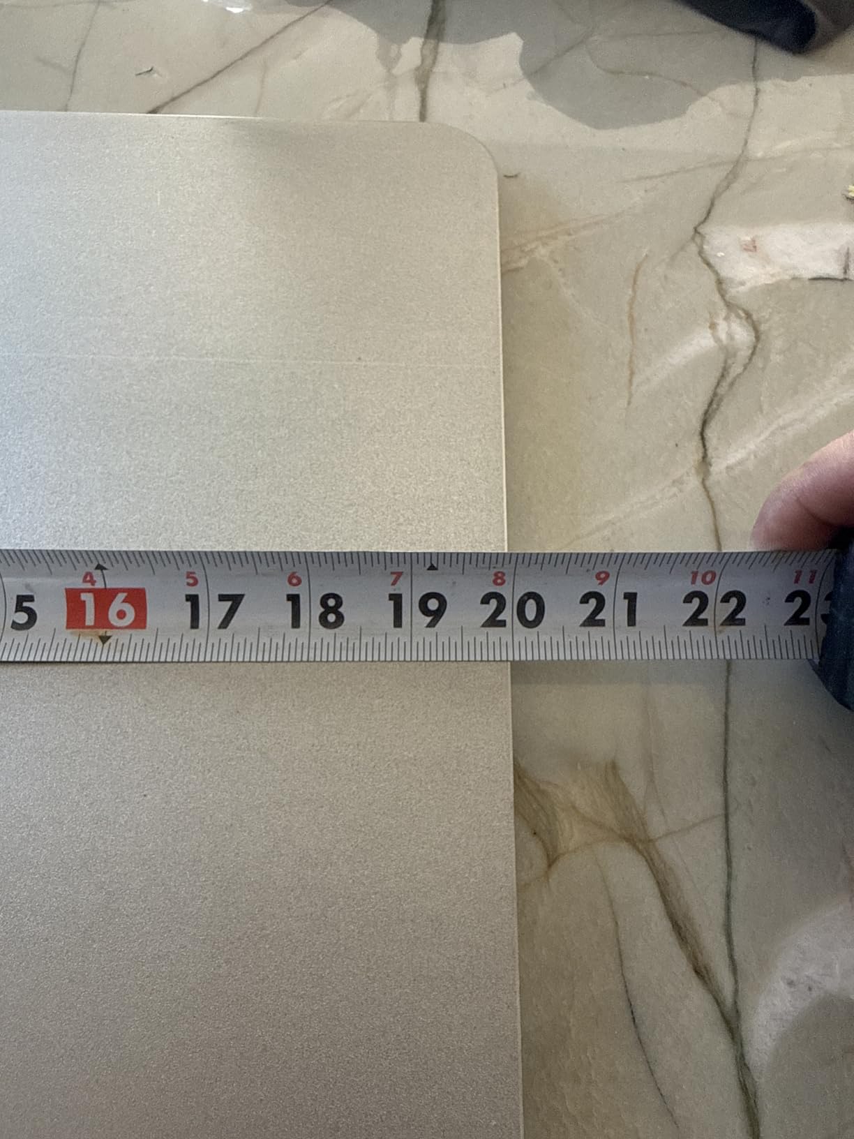 ThermiChef 16x16 Pizza Steel, 1/4