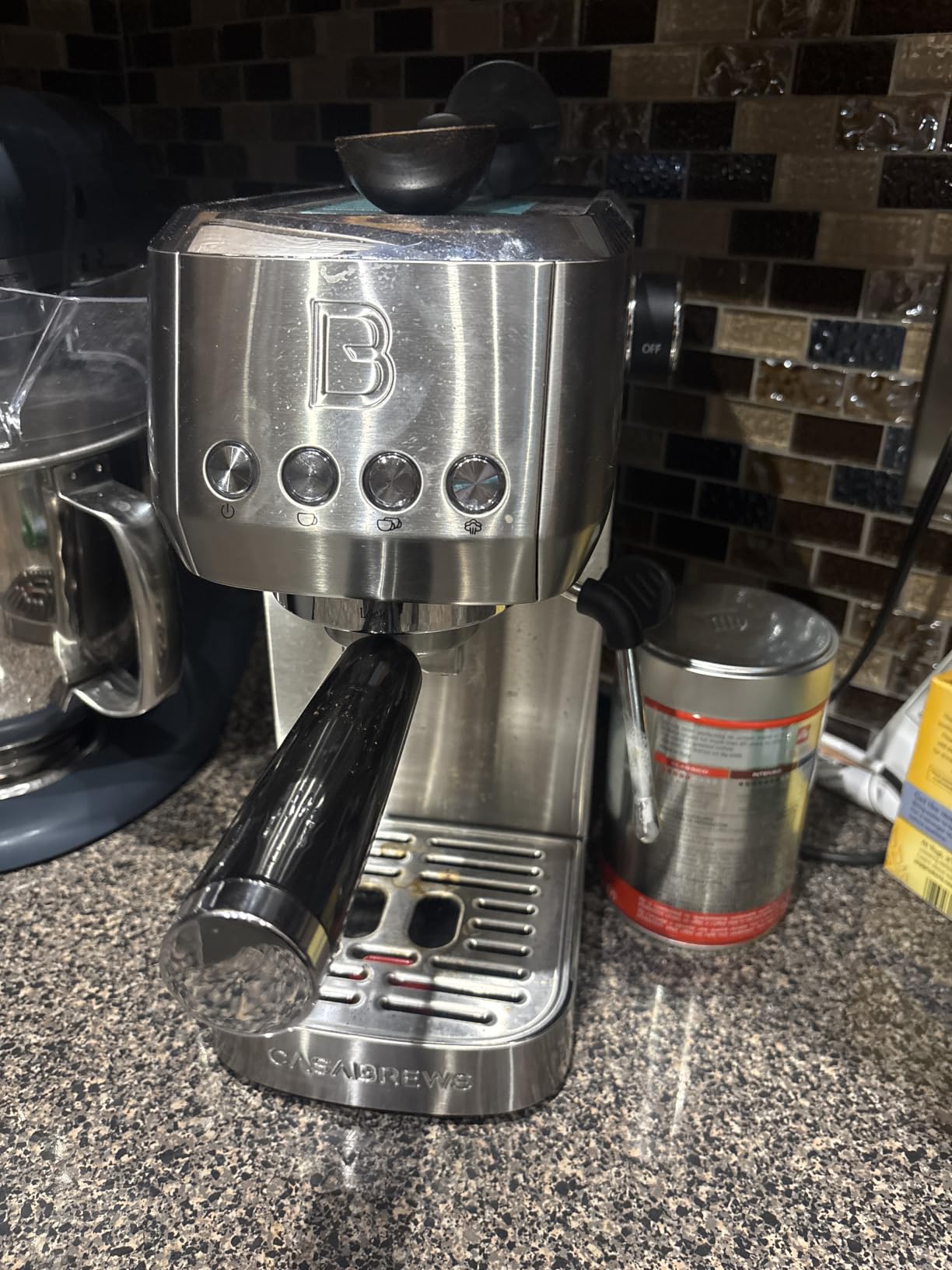 CASABREWS 3700 Essential Stainless Steel Espresso Machine with Steam Wand | 20-Bar Italian Pump, Powerful Steam Wand, 43.9oz Removable Water Tank, Compact Espresso Maker for Home, Cappuccino & Latte customer photo 2