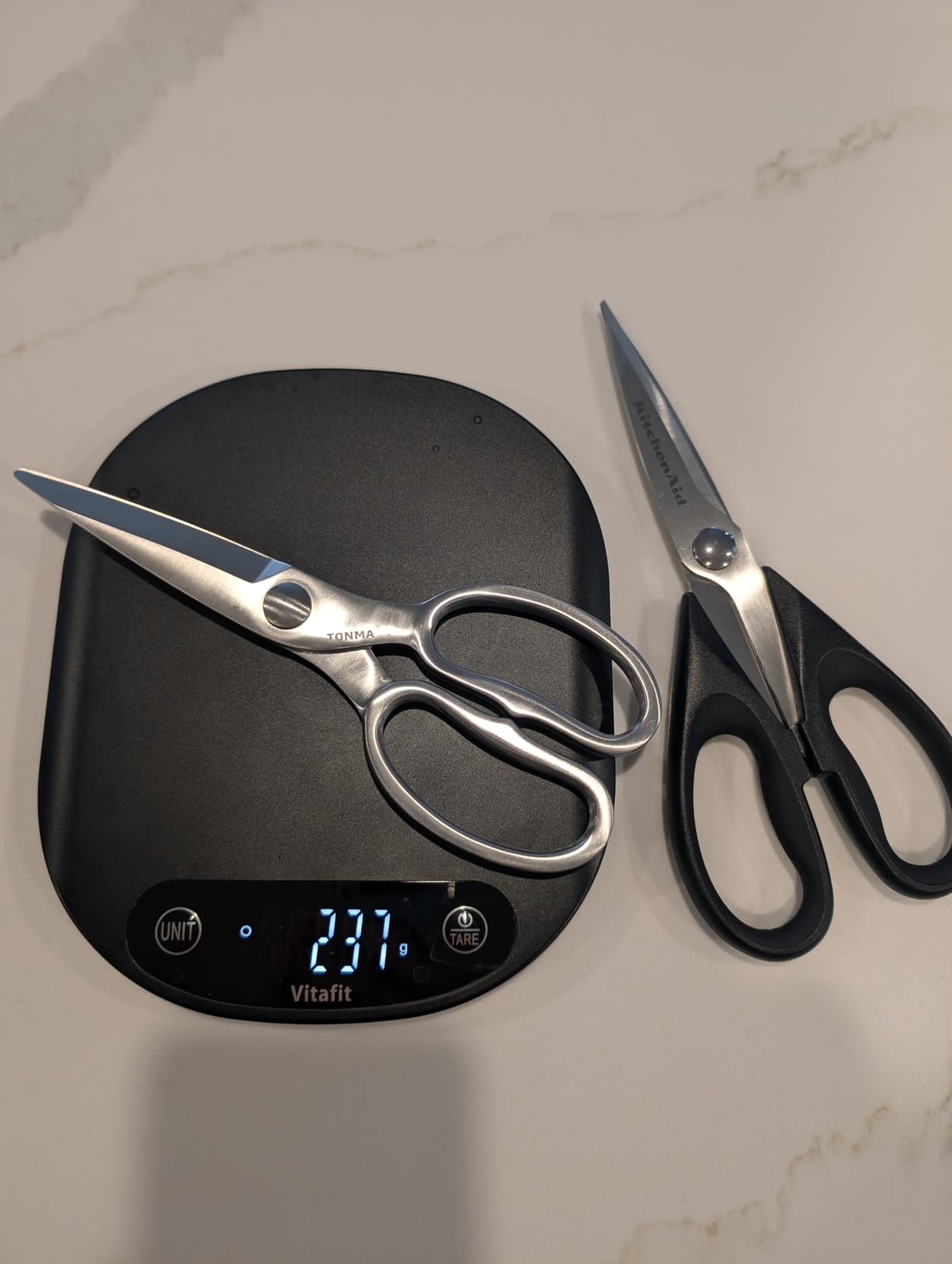 TONMA Kitchen Scissors All Purpose, Made in Japan, Stainless Steel, TK-2, Full Metal Japanese Kitchen Shears Heavy Duty with Micro Serrated customer photo 1
