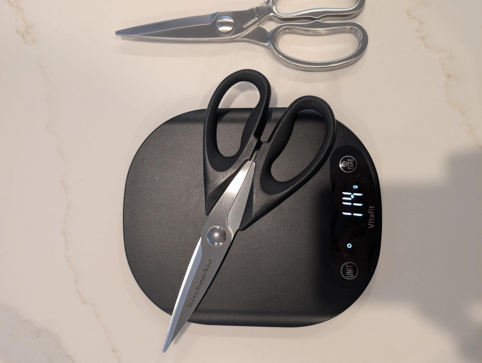 TONMA Kitchen Scissors All Purpose, Made in Japan, Stainless Steel, TK-2, Full Metal Japanese Kitchen Shears Heavy Duty with Micro Serrated customer photo 2