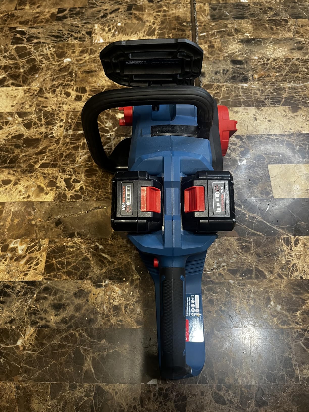 DongCheng 40V 16-Inch Brushless Cordless Chainsaw with 2x4.0Ah Batteries - Gas-Like Power for Tree Felling, Storm Cleanup & Firewood, Tool-Free Tensioning, Auto Oiler, Chain Brake customer photo 2