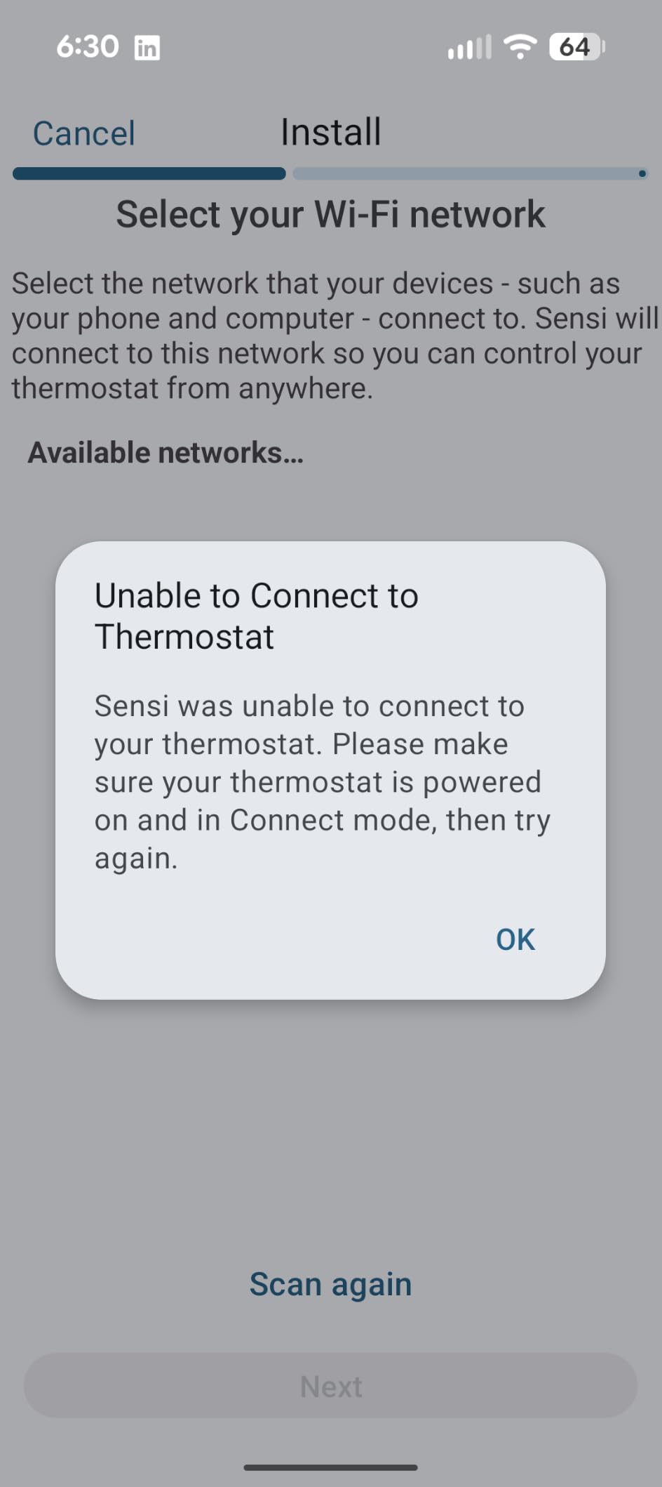 Sensi Lite Smart Thermostat, WiFi, Alexa, DIY, Energy Star Certified, ST25 customer photo 1