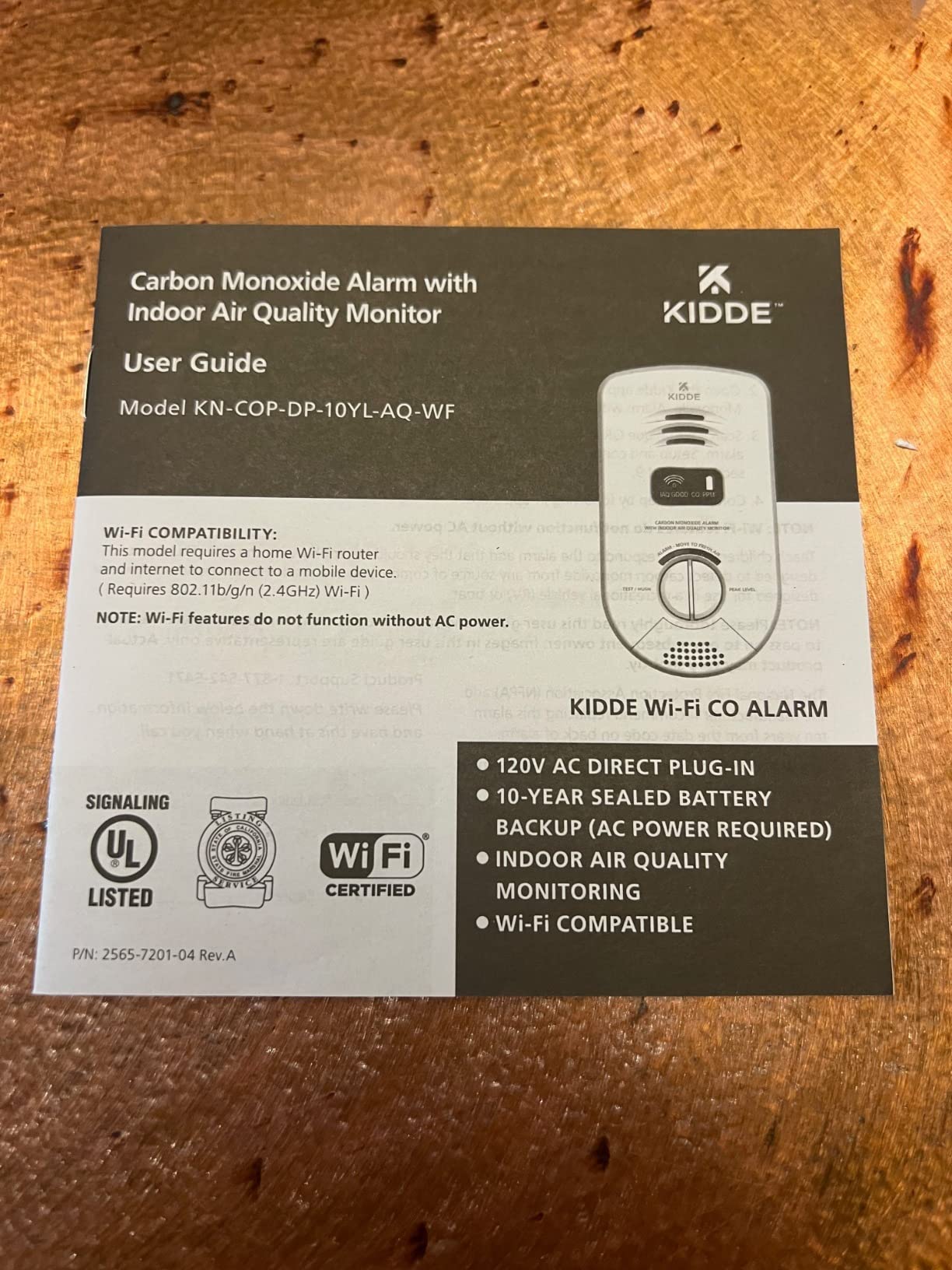 Kidde Smart Carbon Monoxide Detector & Indoor Air Quality Monitor, Plug-in, WiFi, Alexa Compatible Device, Voice & App Alerts customer photo 2