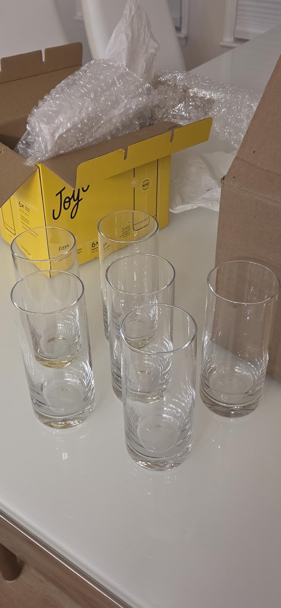 JoyJolt Faye Crystal Whiskey Glasses, Lowball Glasses Set of 6, 10oz Short Glass Tumbler, Double Old Fashioned Rocks Glass for Scotch or Bourbon, Dishwasher Safe Glassware customer photo 2