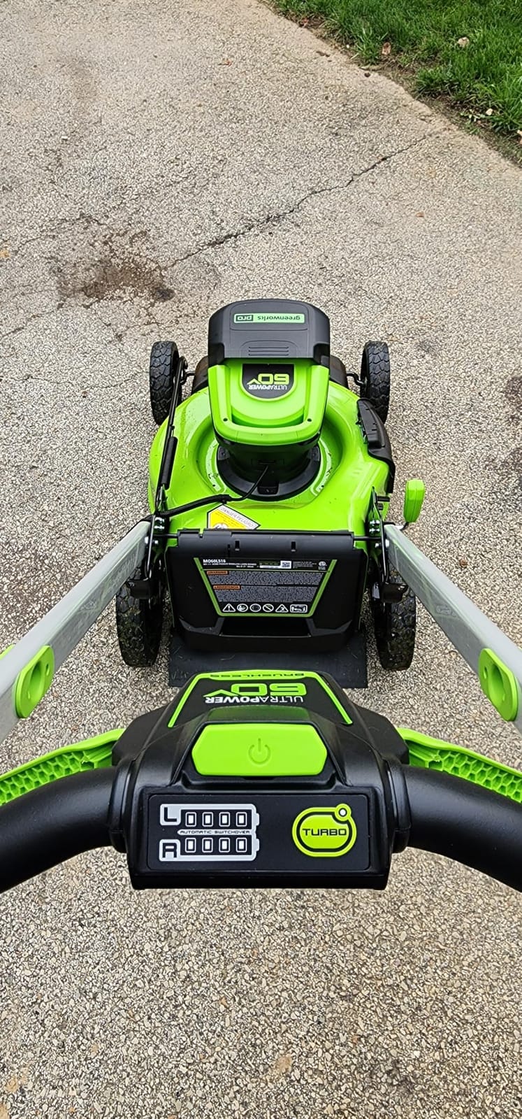 Greenworks 60V 21in Push Lawn Mower, 5.0 Ah Battery and Charger customer photo 1