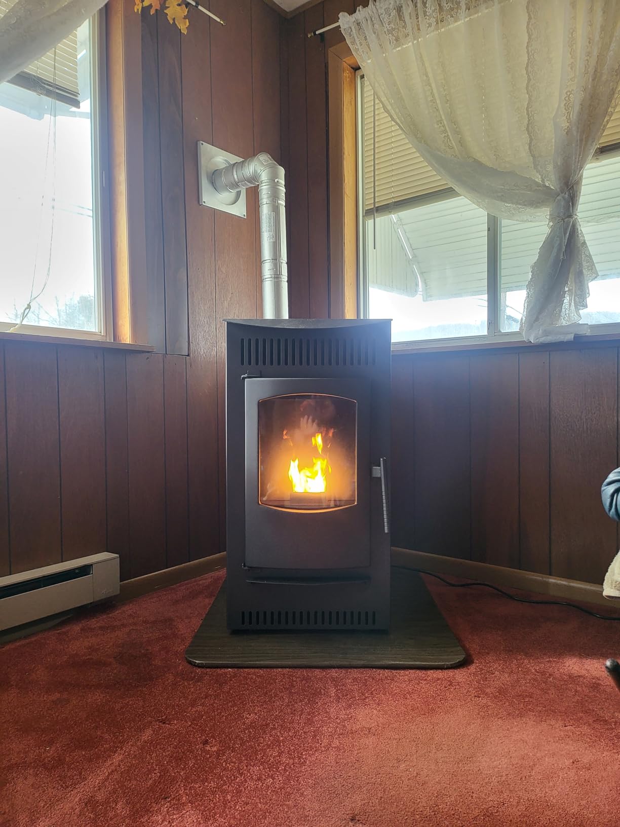 Castle 41278 Serenity Pellet Stove, 1,500 square ft. Heating Capability, Smart Controller customer photo 2