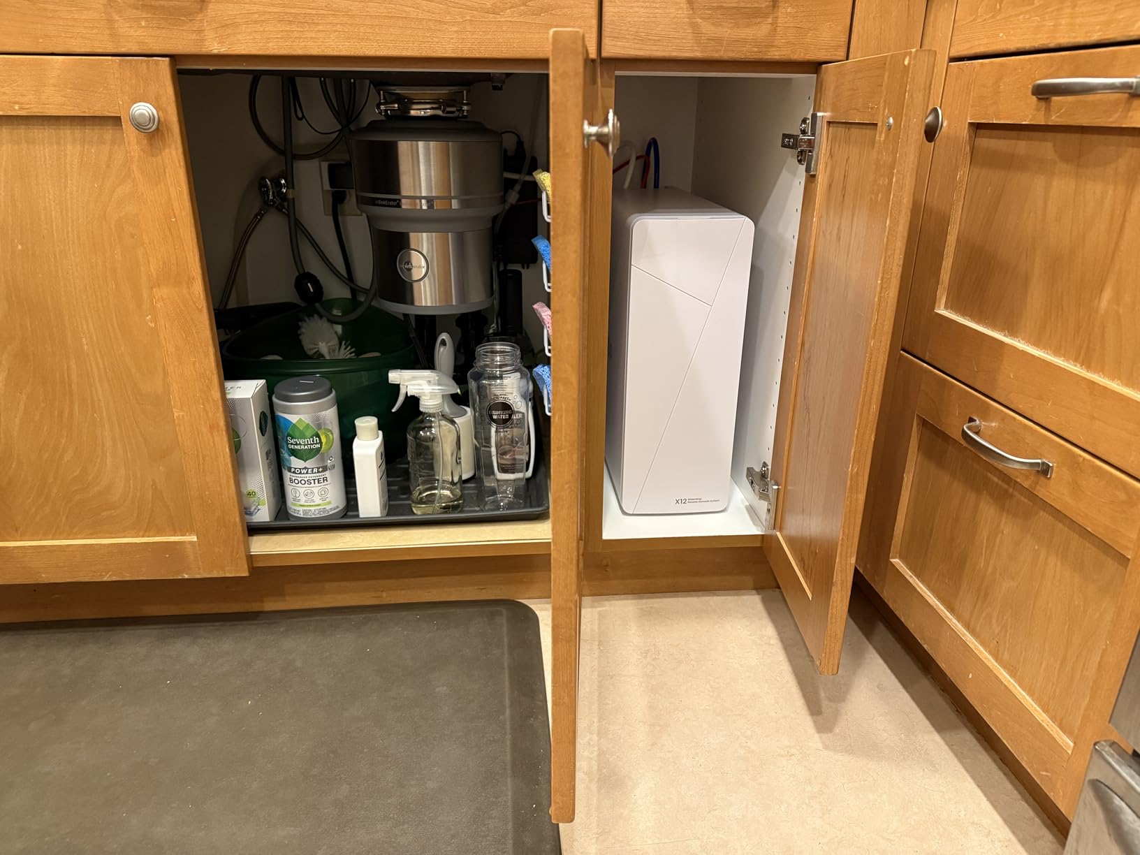 Waterdrop X12 Alkaline Mineral Reverse Osmosis System, 1200 GPD, Under-Sink | NSF/ANSI 42 & 58 & 372 Certified, 11-Stage Filtration, Tankless RO System, 3:1 Pure to Drain, Smart Silver Faucet, BPA Free customer photo 2