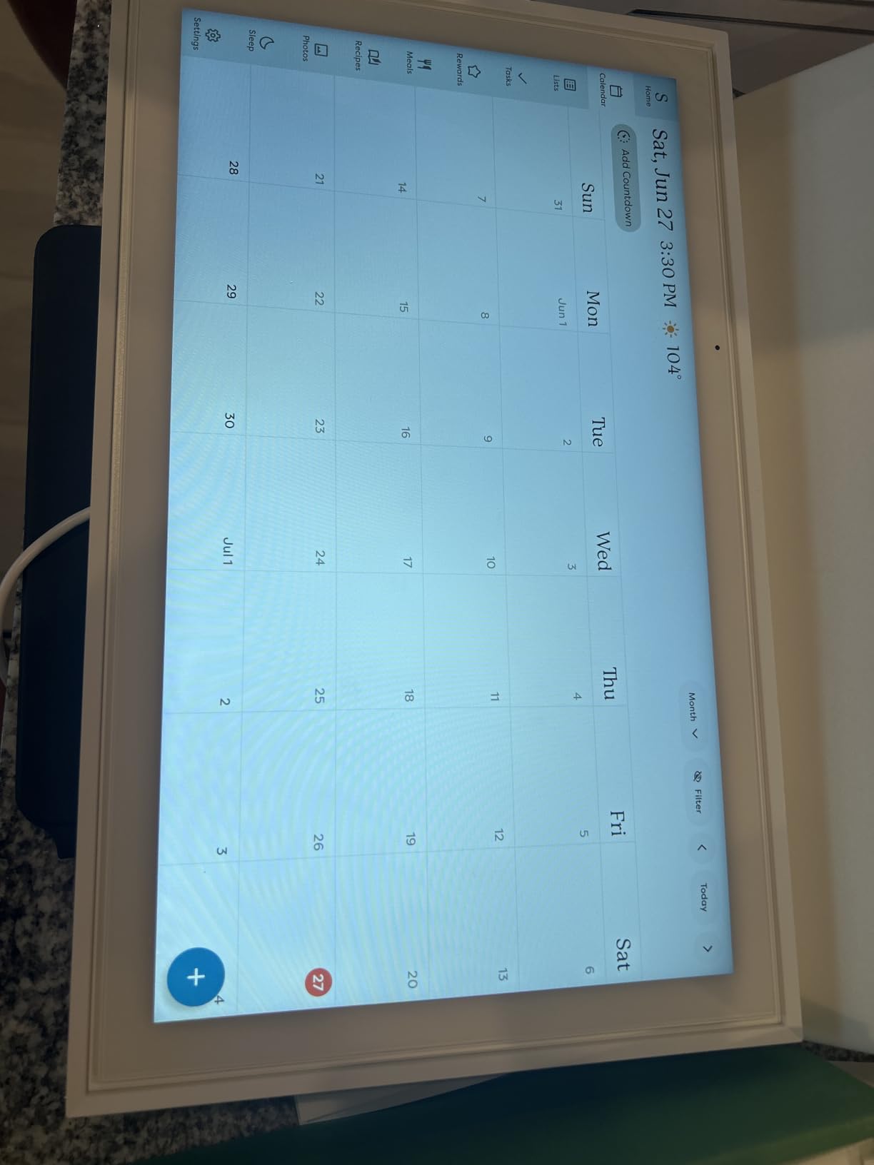 Skylight Calendar - 15