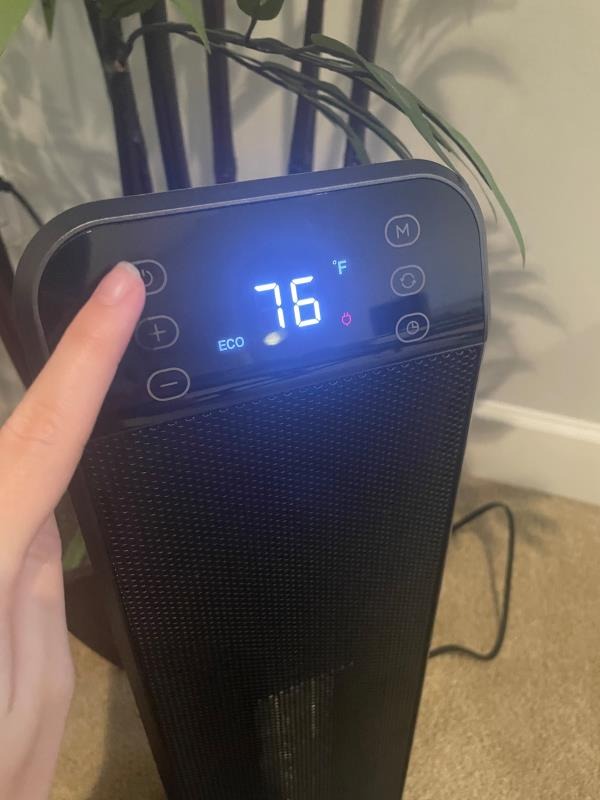 DREO 25 Inch Electric Space Heater for Indoor Use, Large Room, Thermostat customer photo 2