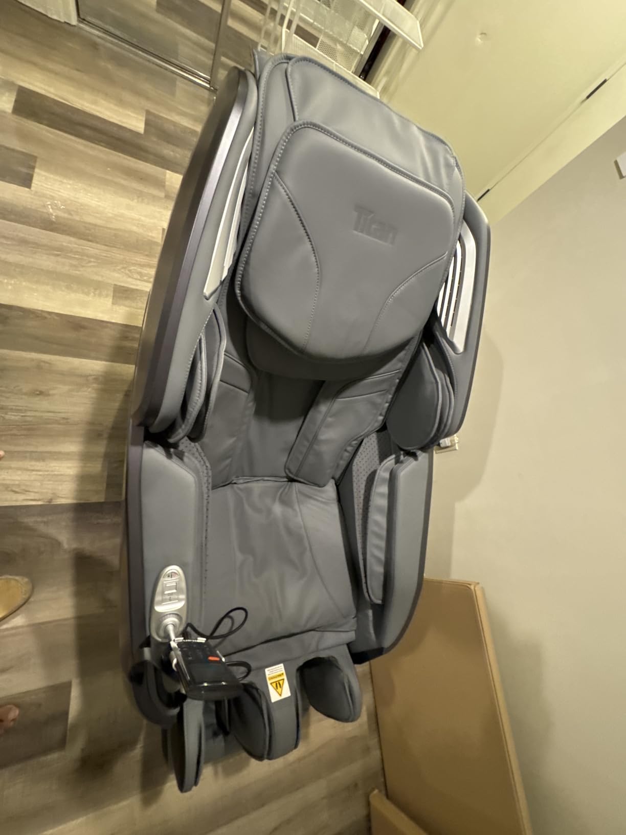 Titan Rejūv 4D | Full Body Massage Chair | Shiatsu Recliner | SL Track | Health Detection | Full Body Stretching | Heating Therapy | 3 Stage Zero Gravity | Bluetooth Speaker (Brown) customer photo 1