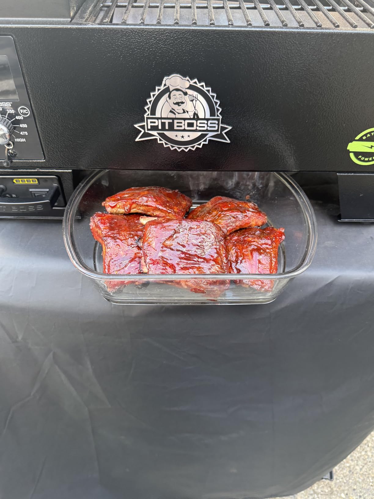 Pit Boss 150 Battery Powered Wood Pellet Grill & Smoker with Flame Broiler, 256 Sq In customer photo 2