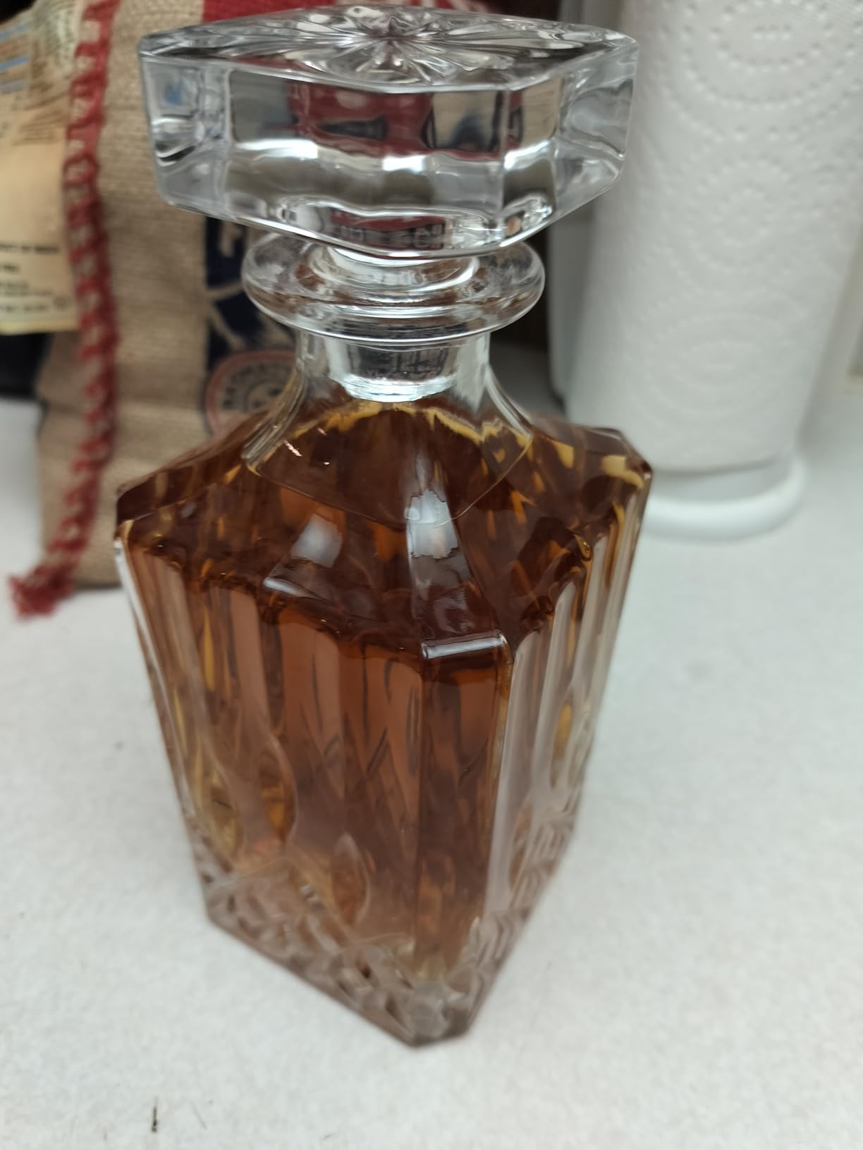 Luxury Gift For Men - Whiskey Decanter Set For Beloved Husband Or Dad Birthday Gift - 4 Whiskey Glasses And Decanter Set Is a Great Gift Idea for Whisky, Bourbon, or Scotch lovers customer photo 1