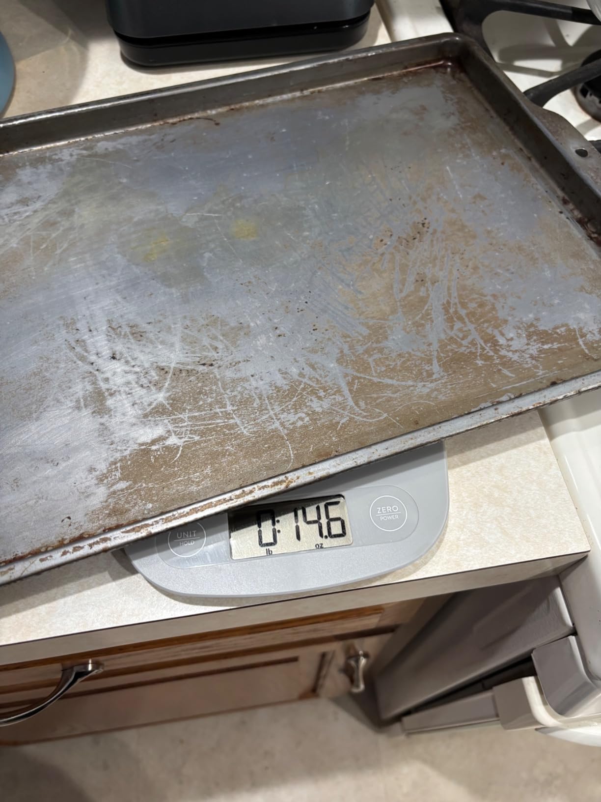 KitchenAid Premium Aluminized Steel Baking Sheet, Nonstick, 10x15 Inch, Contour Silver customer photo 2