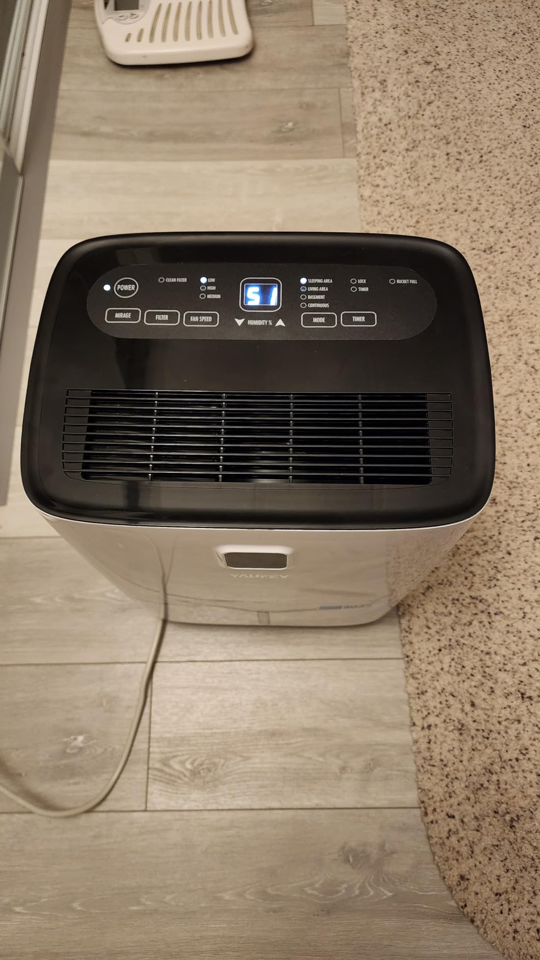120 Pint Dehumidifier for Basement 6000 Sq. Ft with Drain Hose, ENERGY STAR | Continuous Drain & Water Tank 1.06 Gal, Intelligent Humidity Control, Quiet Operation, Auto Shut Off, 24H Timer for Home customer photo 2